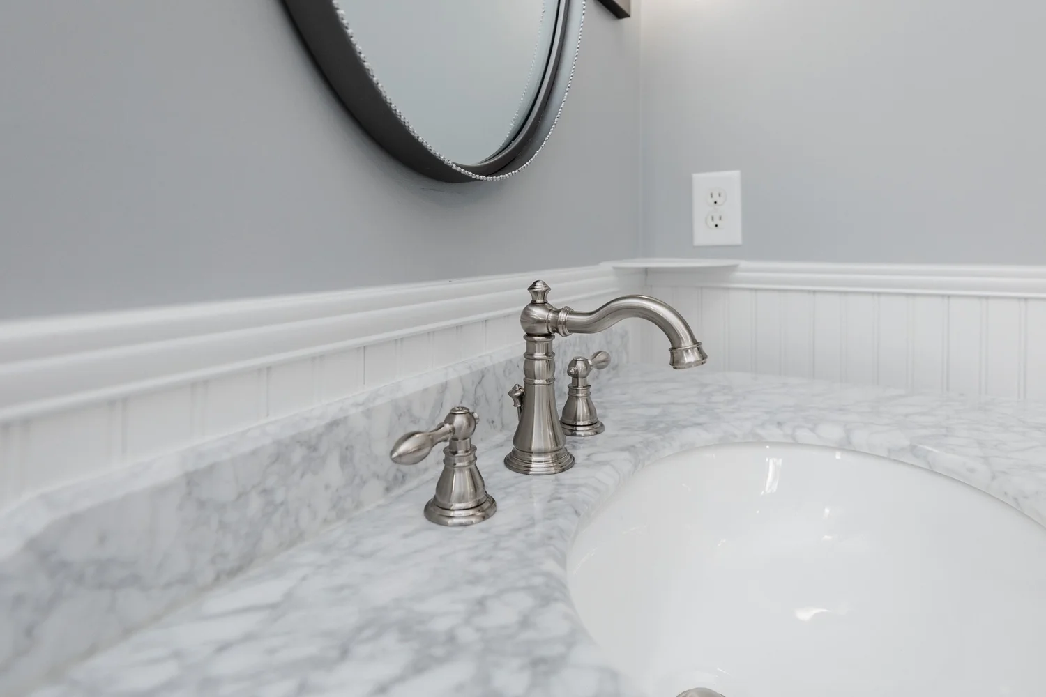 Wide view of the finished room from Bathroom Remodel — Greensprings West Williamsburg Virginia — Project 3 by VanFleet Homes