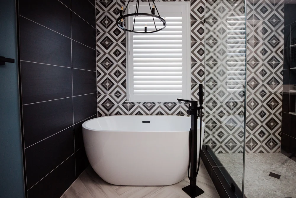 Featured overview of the completed space from Bathroom Remodel — Kiln Creek Newport News Virginia by VanFleet Homes
