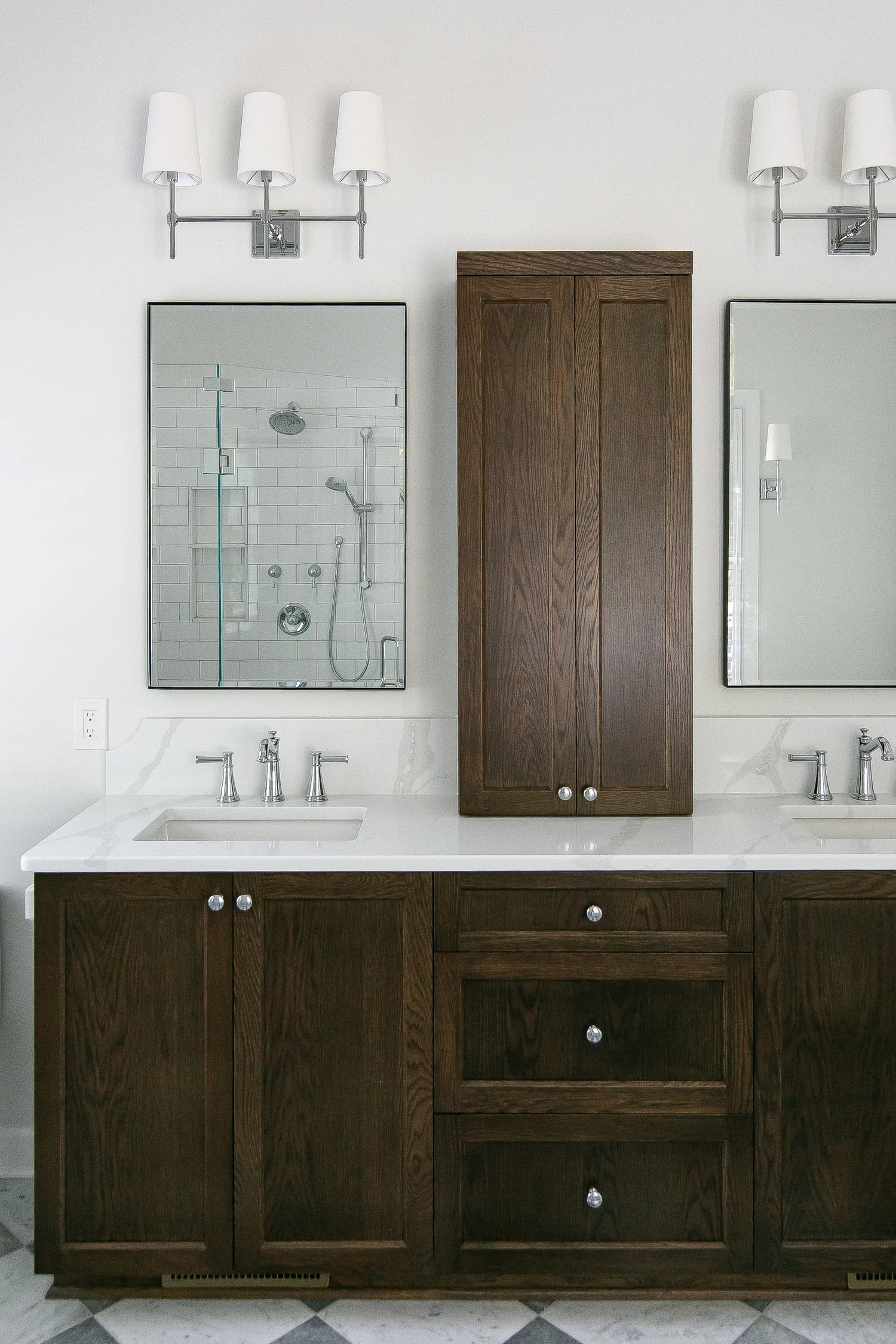 Perspective highlighting the new layout and flow from Bathroom Remodel — Ford’s Colony Williamsburg Virginia — Project 5 by VanFleet Homes