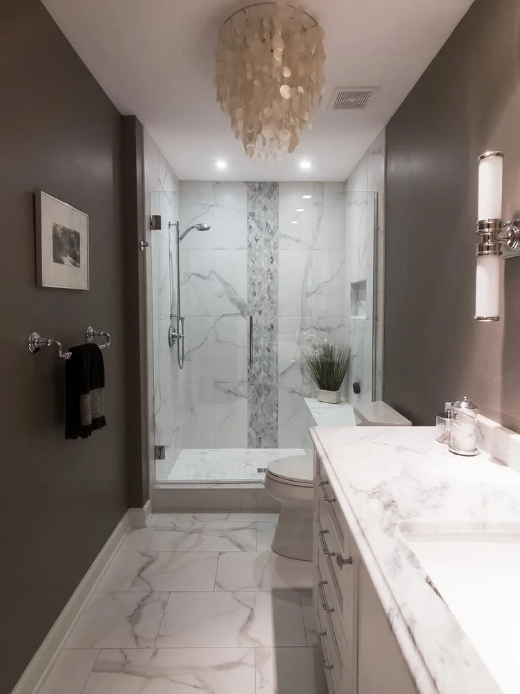 Featured overview of the completed space from Bathroom Remodel — Fyfe Court Williamsburg Virginia by VanFleet Homes