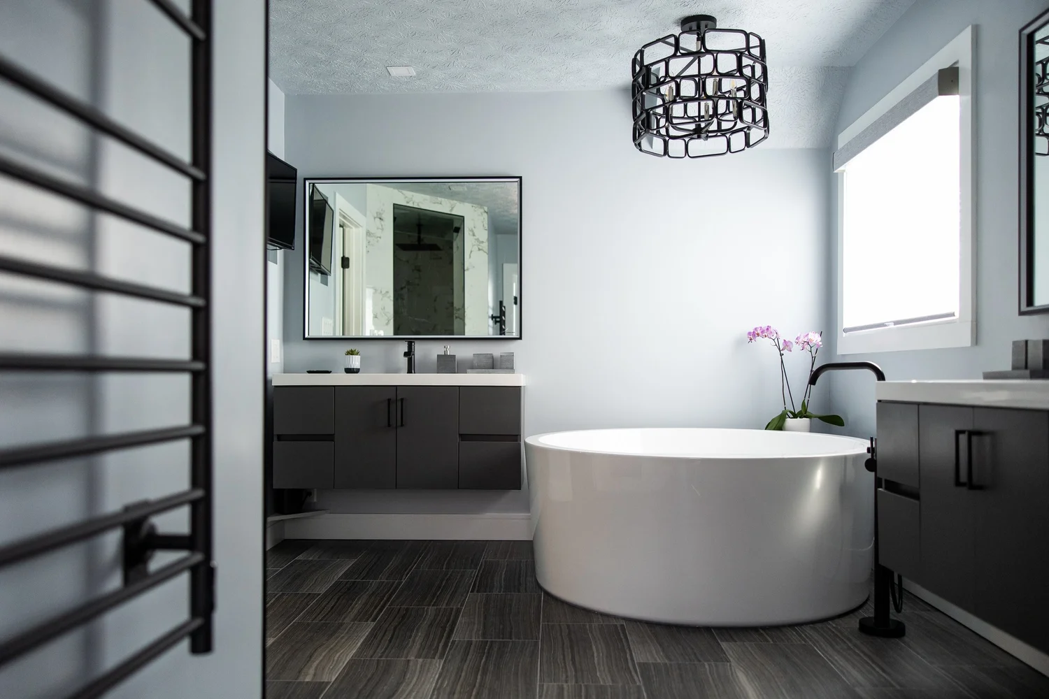 Featured overview of the completed space from Bathroom Remodel — Greensprings West Williamsburg Virginia — Project 2 by VanFleet Homes