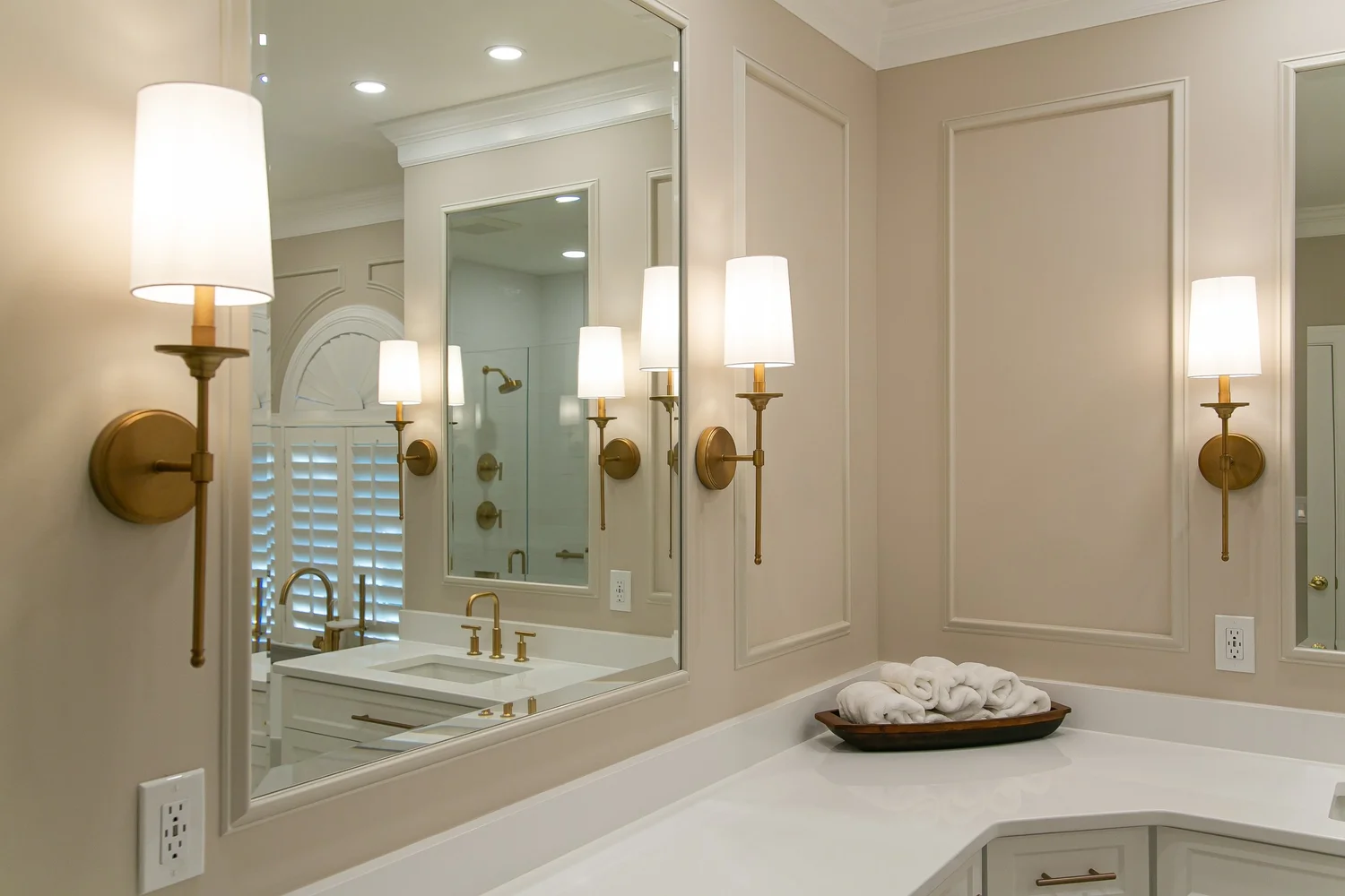 Alternate angle showing the completed construction from Bathroom Remodel — Ford’s Colony Williamsburg Virginia — Project 4 by VanFleet Homes