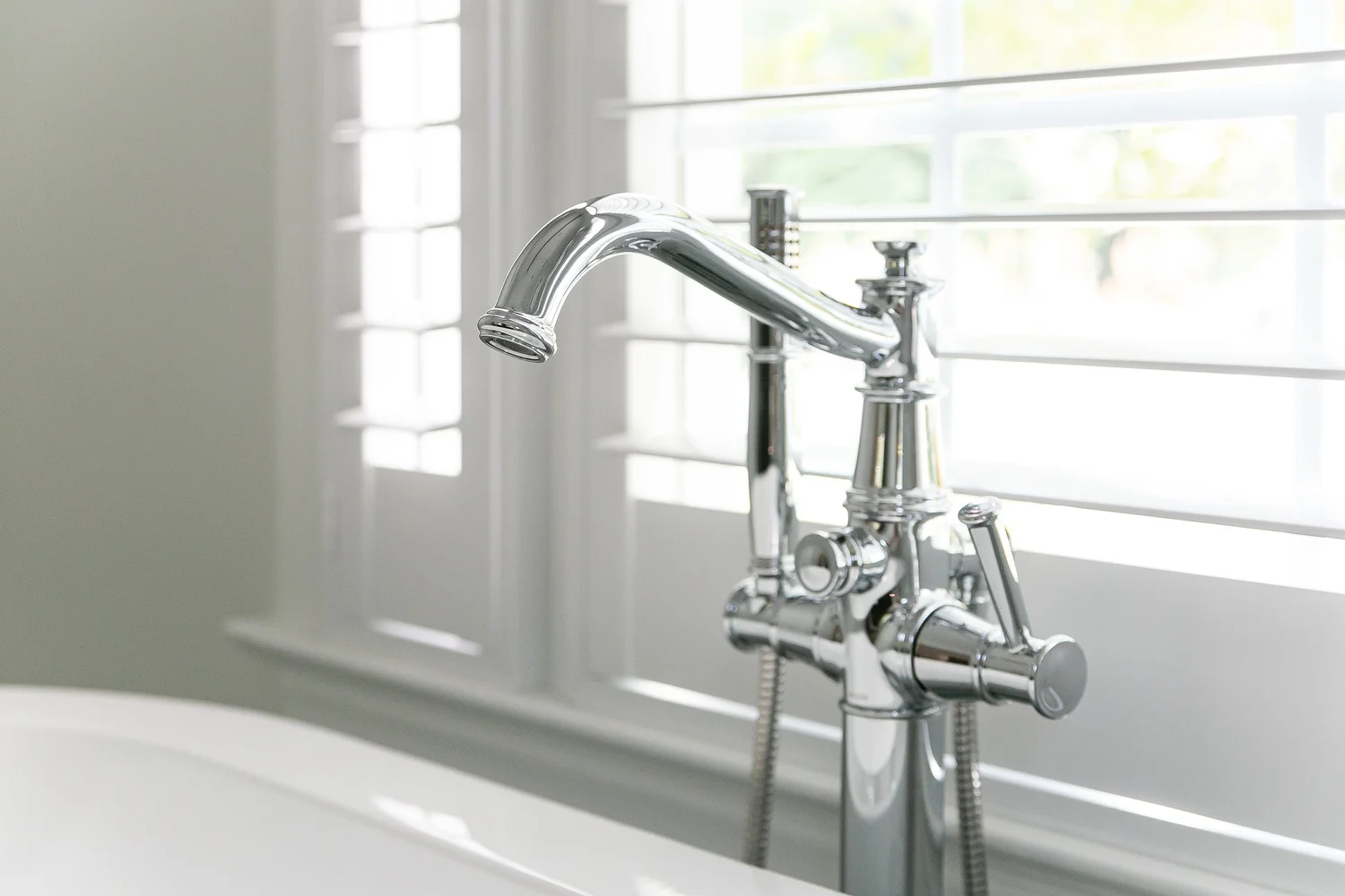 Closer view of the completed surfaces from Bathroom Remodel — Ford’s Colony Williamsburg Virginia — Project 5 by VanFleet Homes