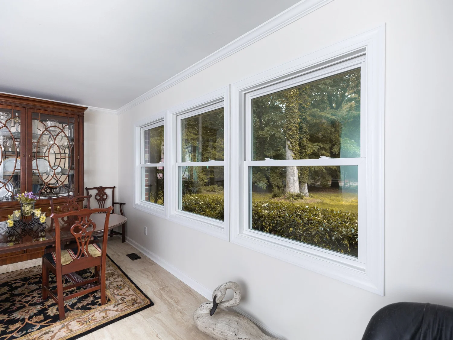 Detail-focused view of the completed remodel from Kitchen Remodel — Fenton Mill Williamsburg Virginia by VanFleet Homes