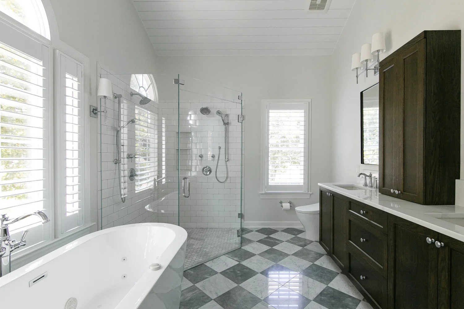 Wide view of the finished room from Bathroom Remodel — Ford’s Colony Williamsburg Virginia — Project 5 by VanFleet Homes