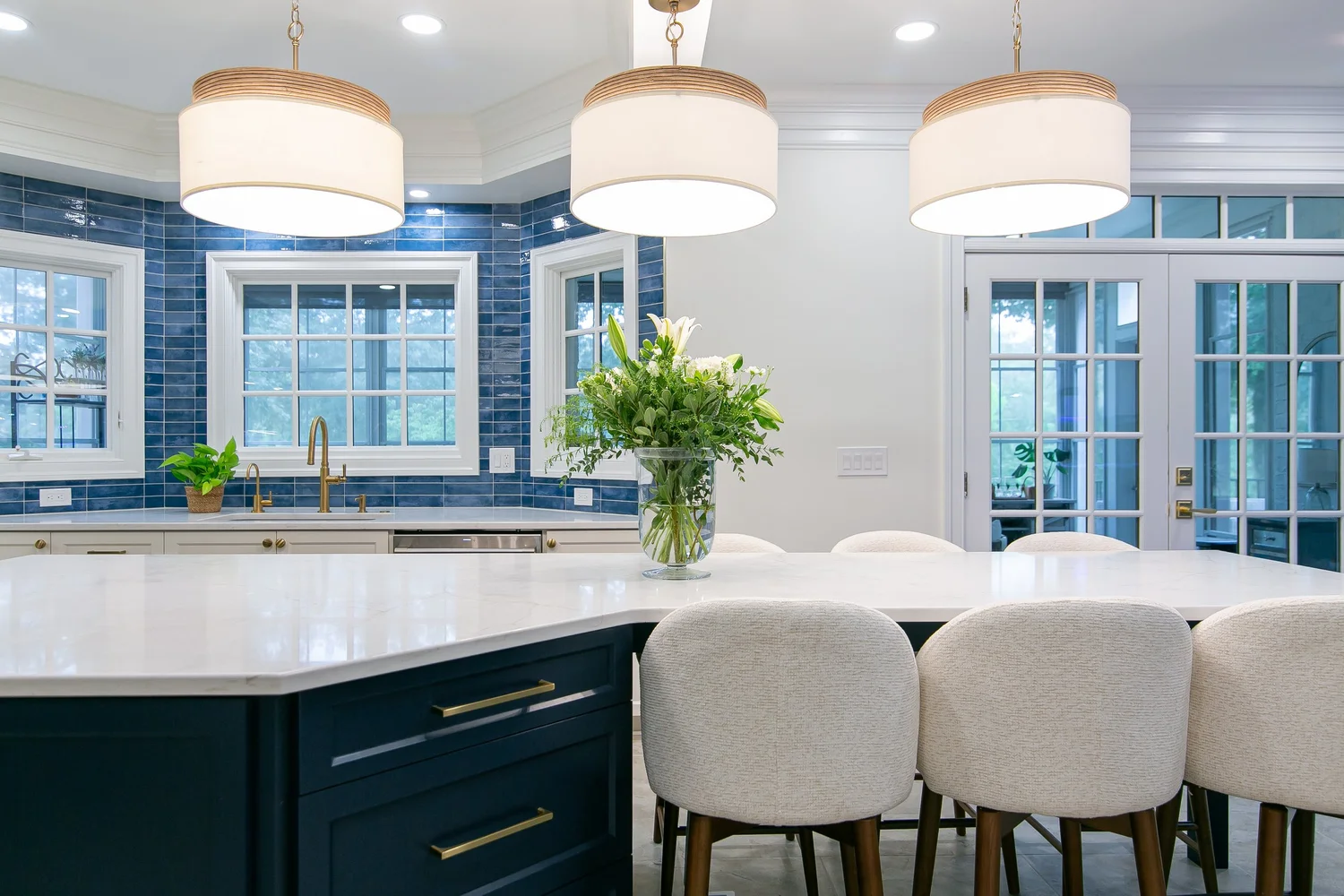 Closer view of the completed surfaces from Kitchen Remodel — Ford’s Colony by VanFleet Homes