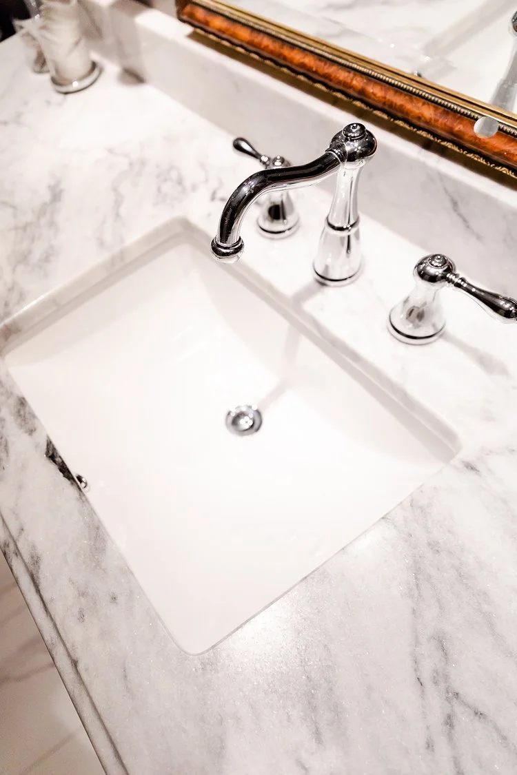 Craftsmanship view from another angle from Bathroom Remodel — Fyfe Court Williamsburg Virginia by VanFleet Homes