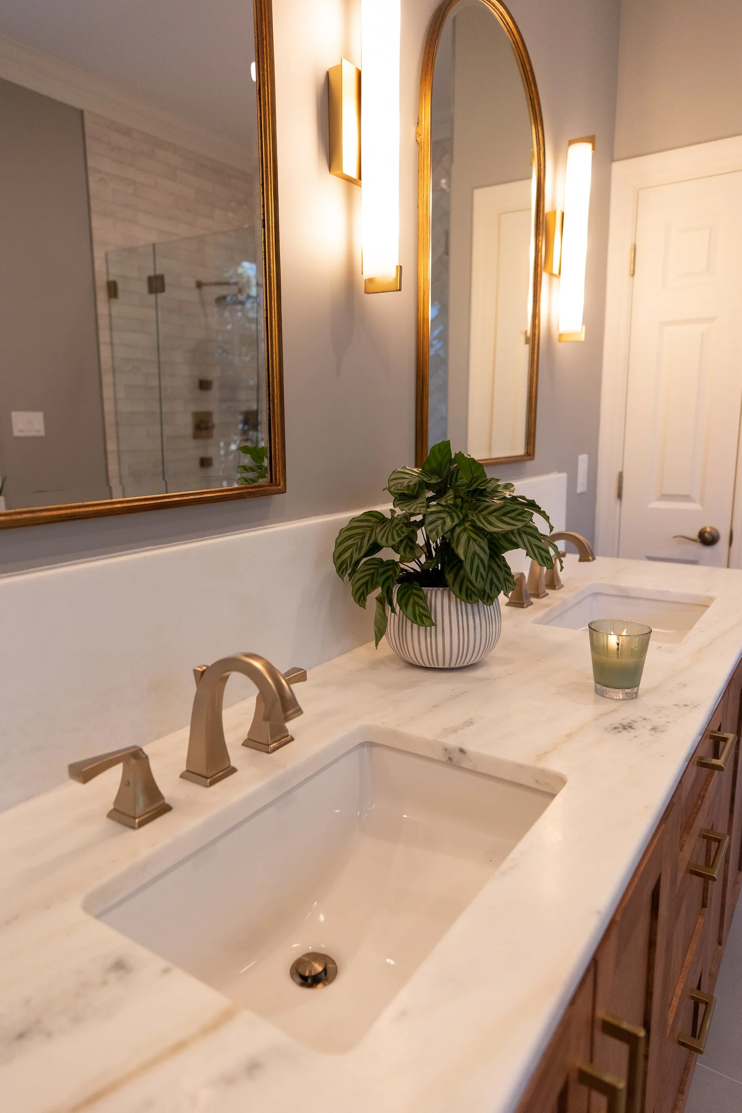 Closer perspective on the finish work from Bathroom Remodel — Ford’s Colony Williamsburg Virginia — Project 7 by VanFleet Homes
