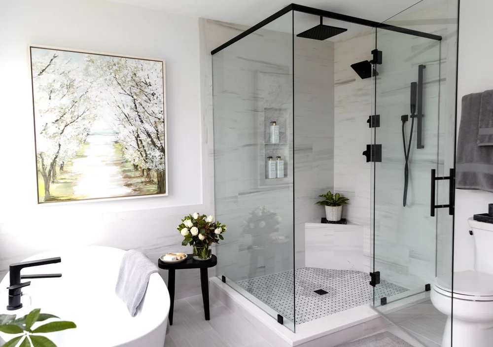 Featured overview of the completed space from Bathroom Remodel — Seaford Virginia by VanFleet Homes