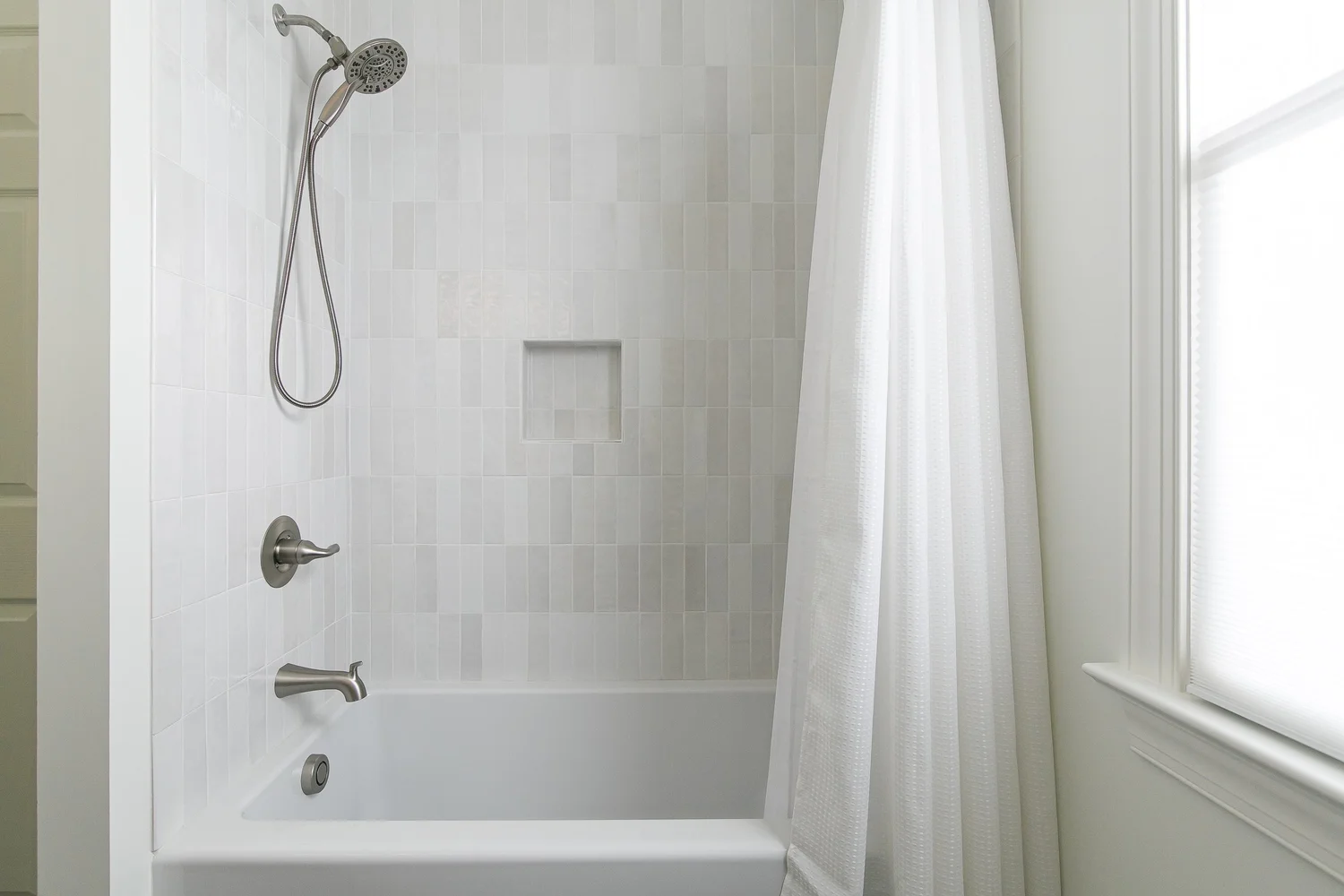 Wide view of the finished room from Bathroom Remodel — Holly Grove Williamsburg Virginia by VanFleet Homes