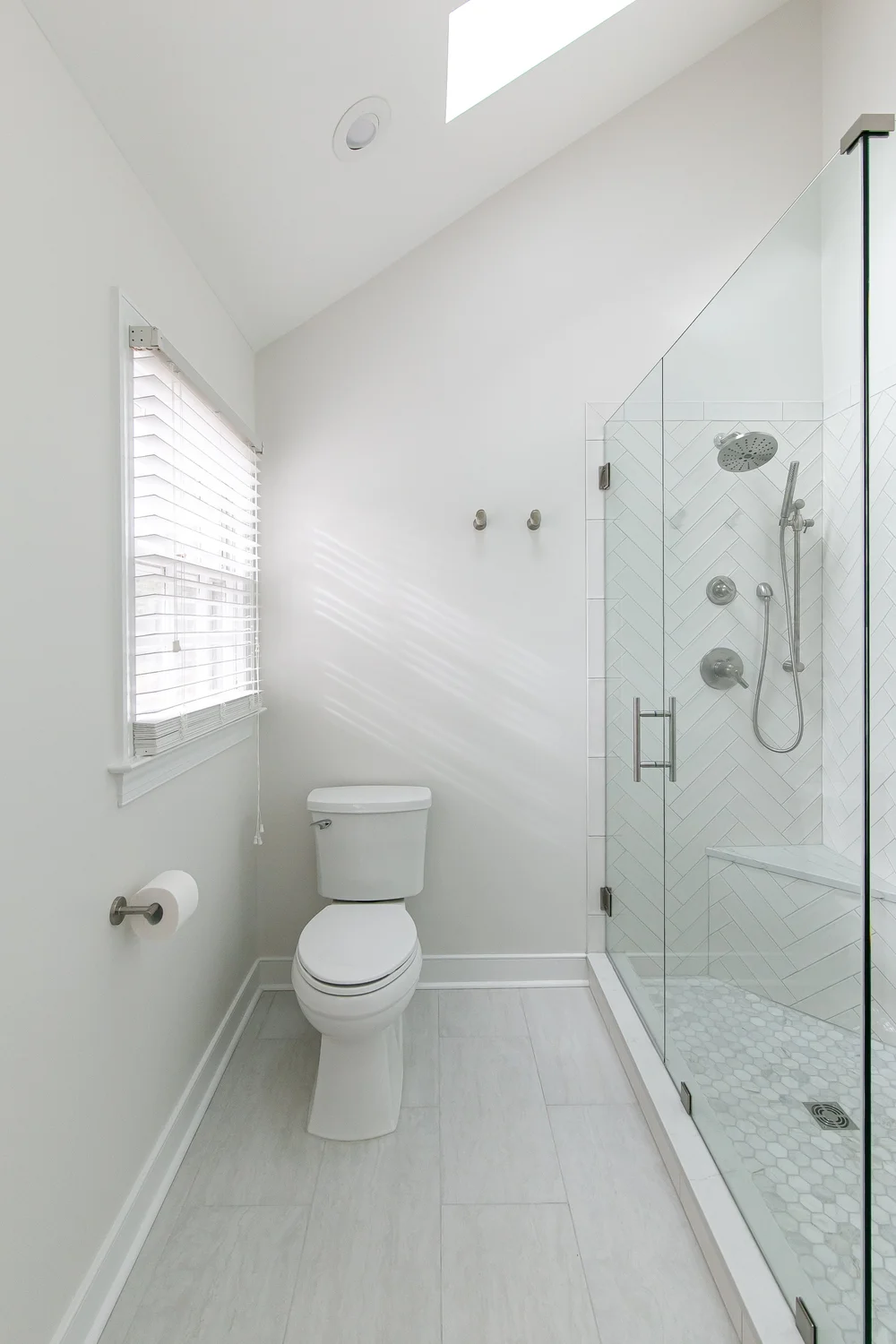 Featured overview of the completed space from Bathroom Remodel — Windsor Forest Williamsburg Virginia — Project 2 by VanFleet Homes