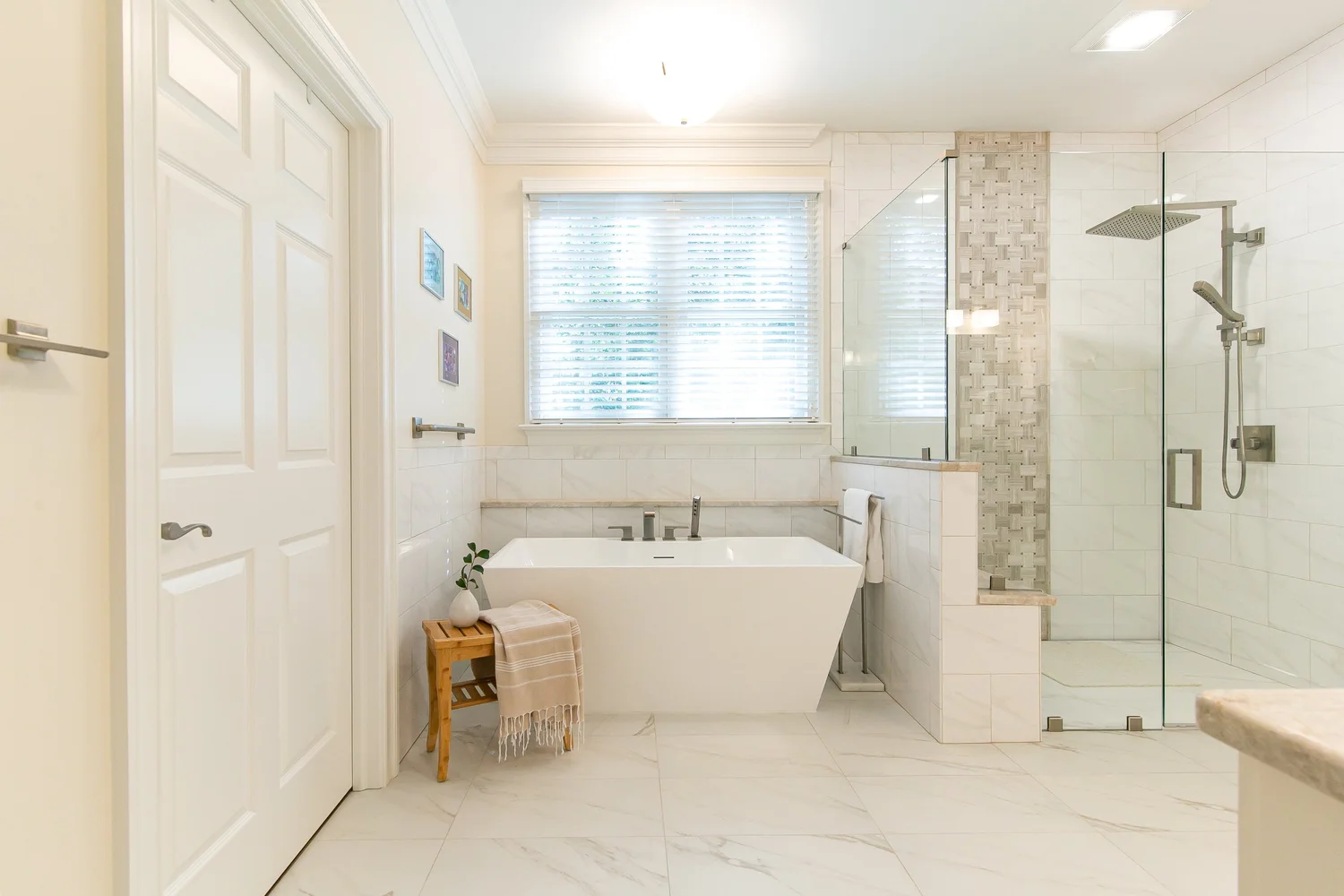 Wide view of the finished room from Bathroom Remodel — Ford’s Colony Williamsburg Virginia — Project 6 by VanFleet Homes