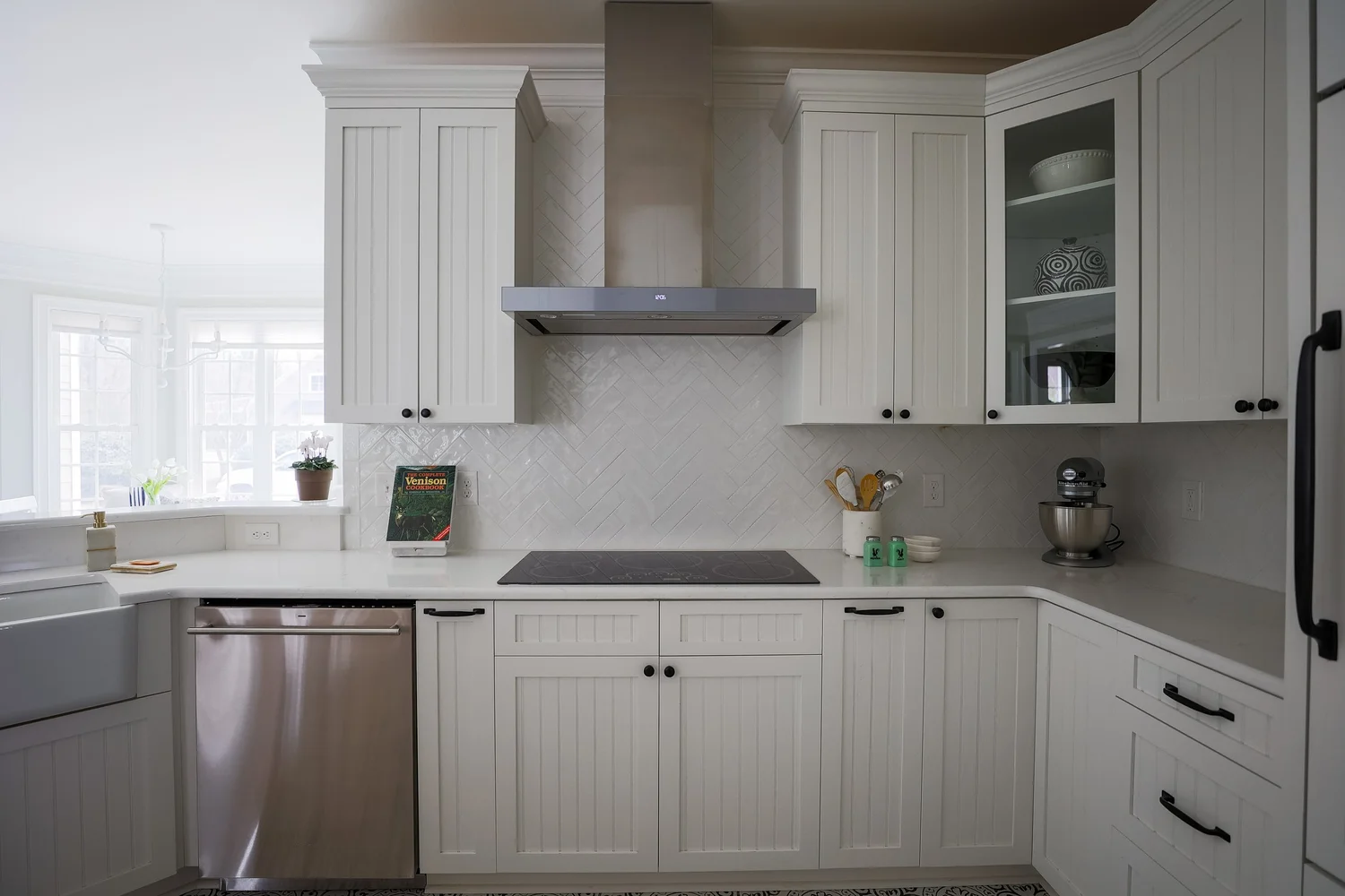 Perspective showing coordinated materials and finishes from Kitchen Remodel — Toano Virginia by VanFleet Homes