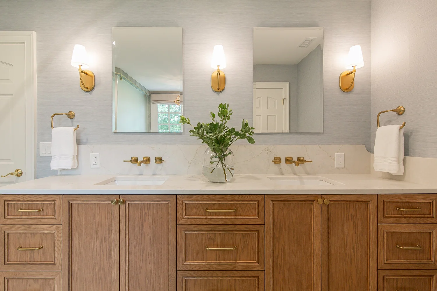 Detail-focused view of the completed remodel from Bathroom Remodel — Ford’s Colony Williamsburg Virginia — Project 1 by VanFleet Homes