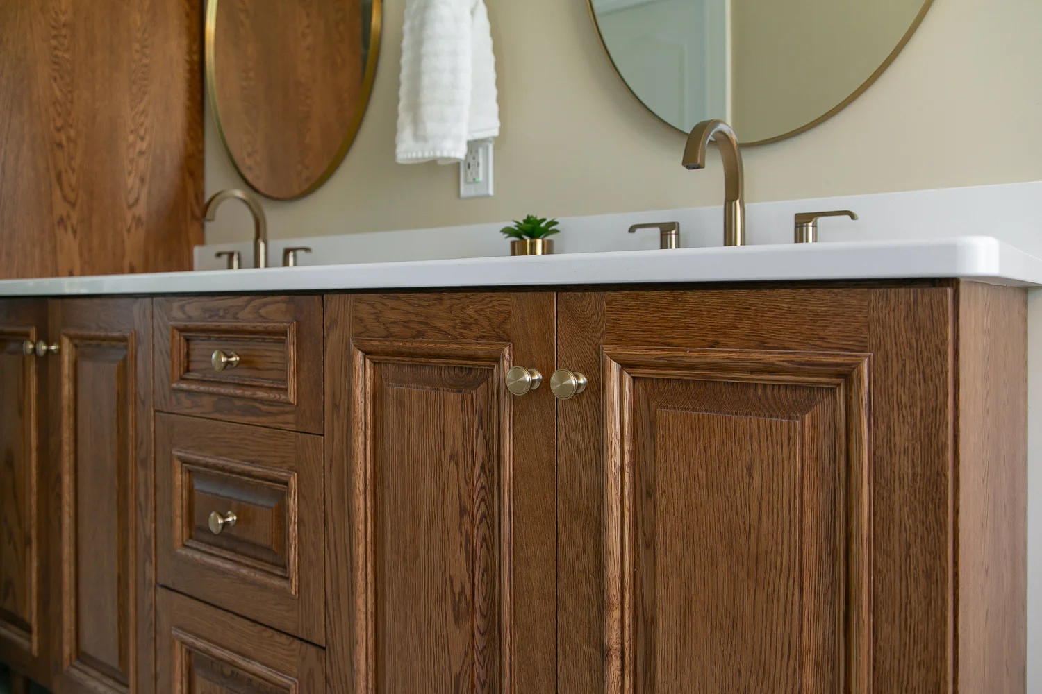 Perspective showing coordinated materials and finishes from Bathroom Remodel — Windsor Forest Williamsburg Virginia — Project 1 by VanFleet Homes