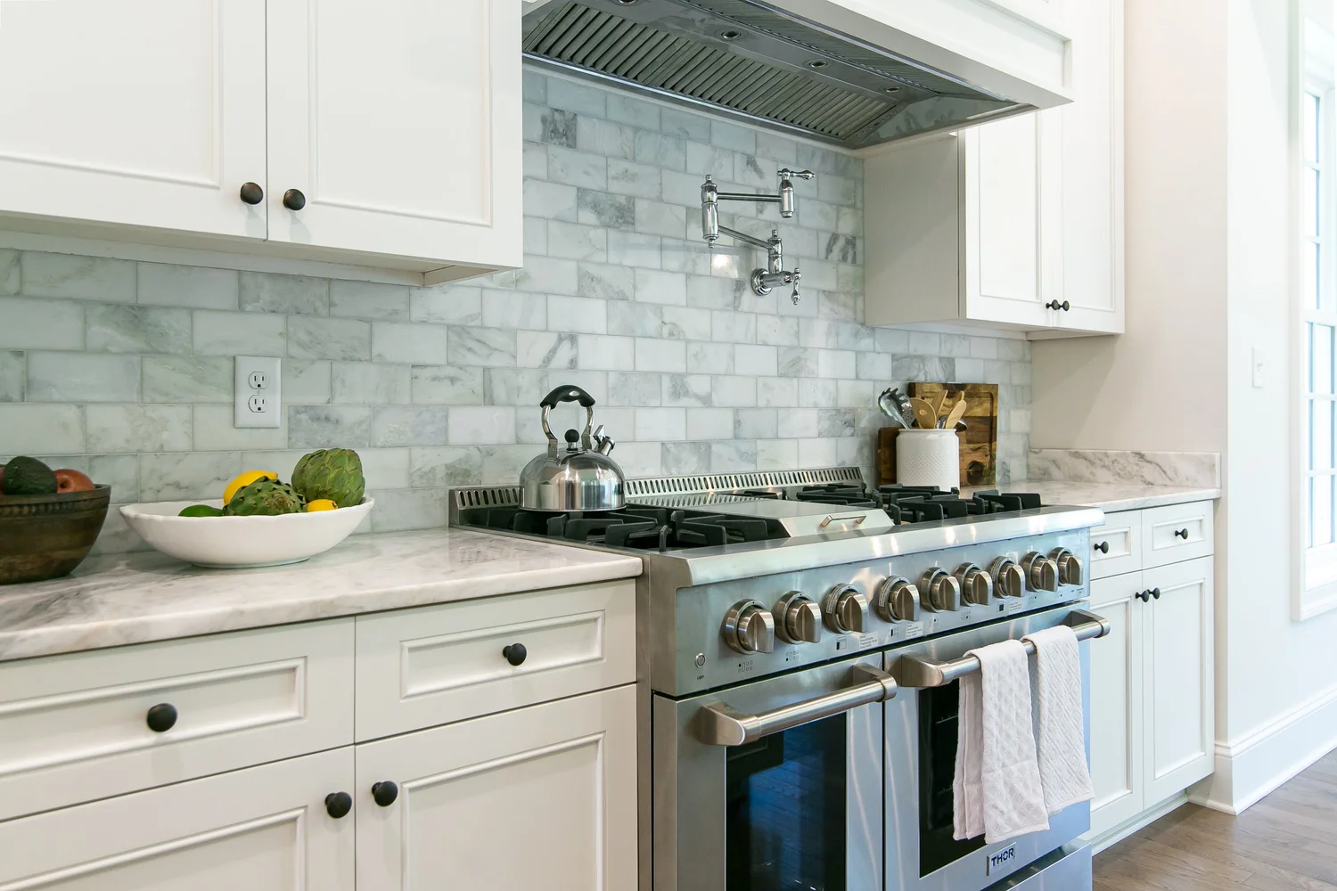 Closer perspective on the finish work from Kitchen Remodel — Charles City by VanFleet Homes