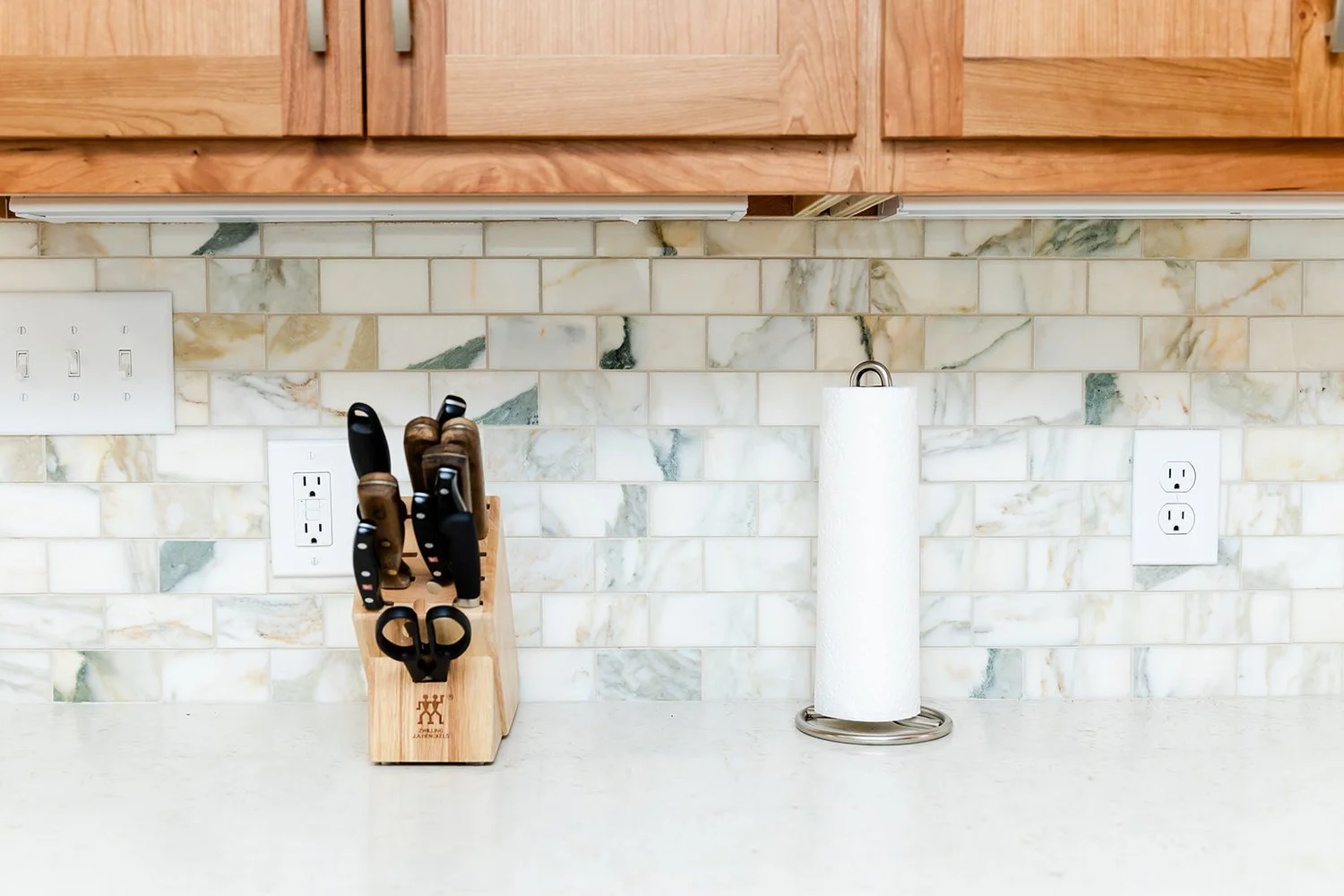 Detail-focused view of the completed remodel from Kitchen Remodel — Kingsmill Williamsburg Virginia by VanFleet Homes