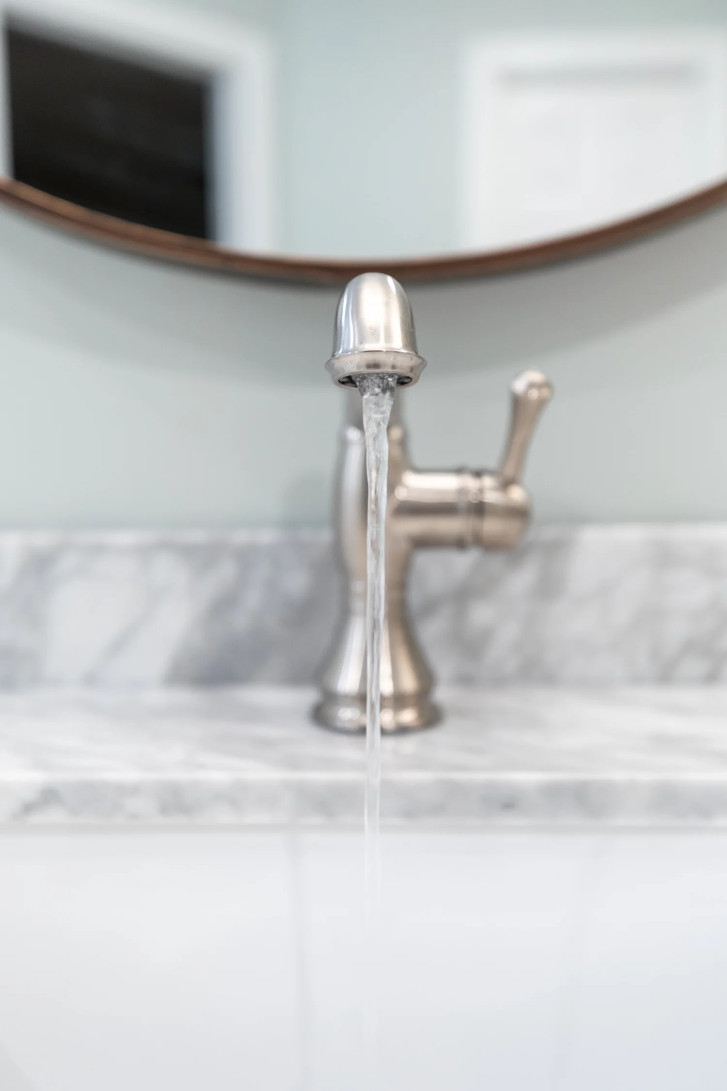 Closer perspective on the finish work from Bathroom Remodel — Kiln Creek Yorktown Virginia — Project 2 by VanFleet Homes