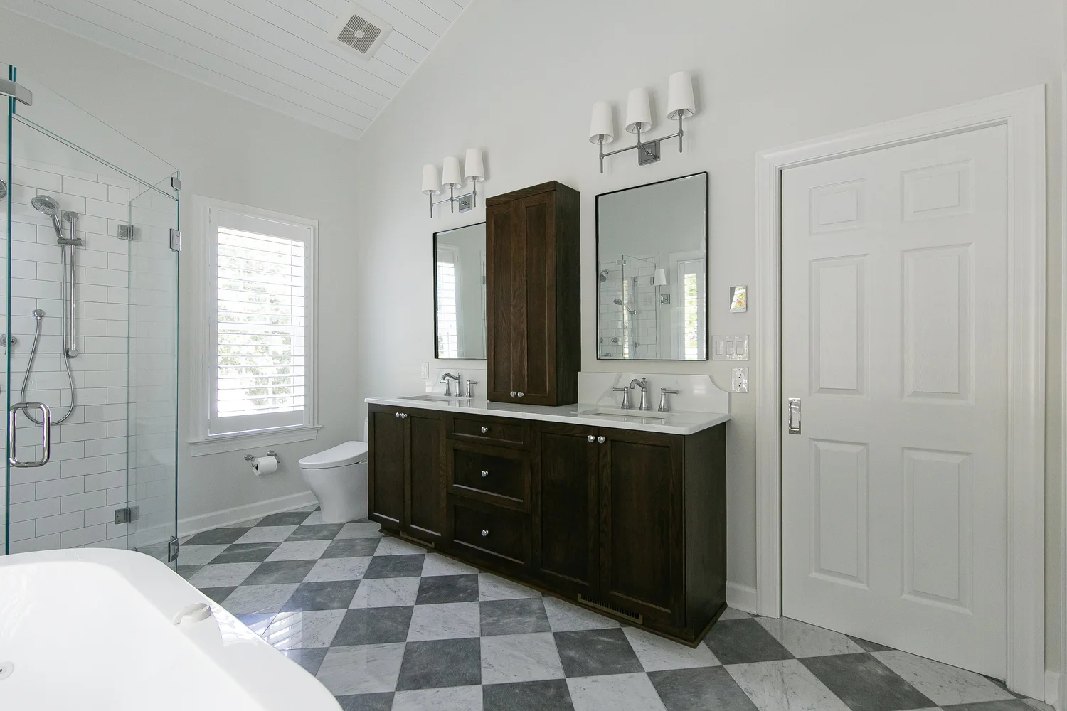 Perspective showing coordinated materials and finishes from Bathroom Remodel — Ford’s Colony Williamsburg Virginia — Project 5 by VanFleet Homes