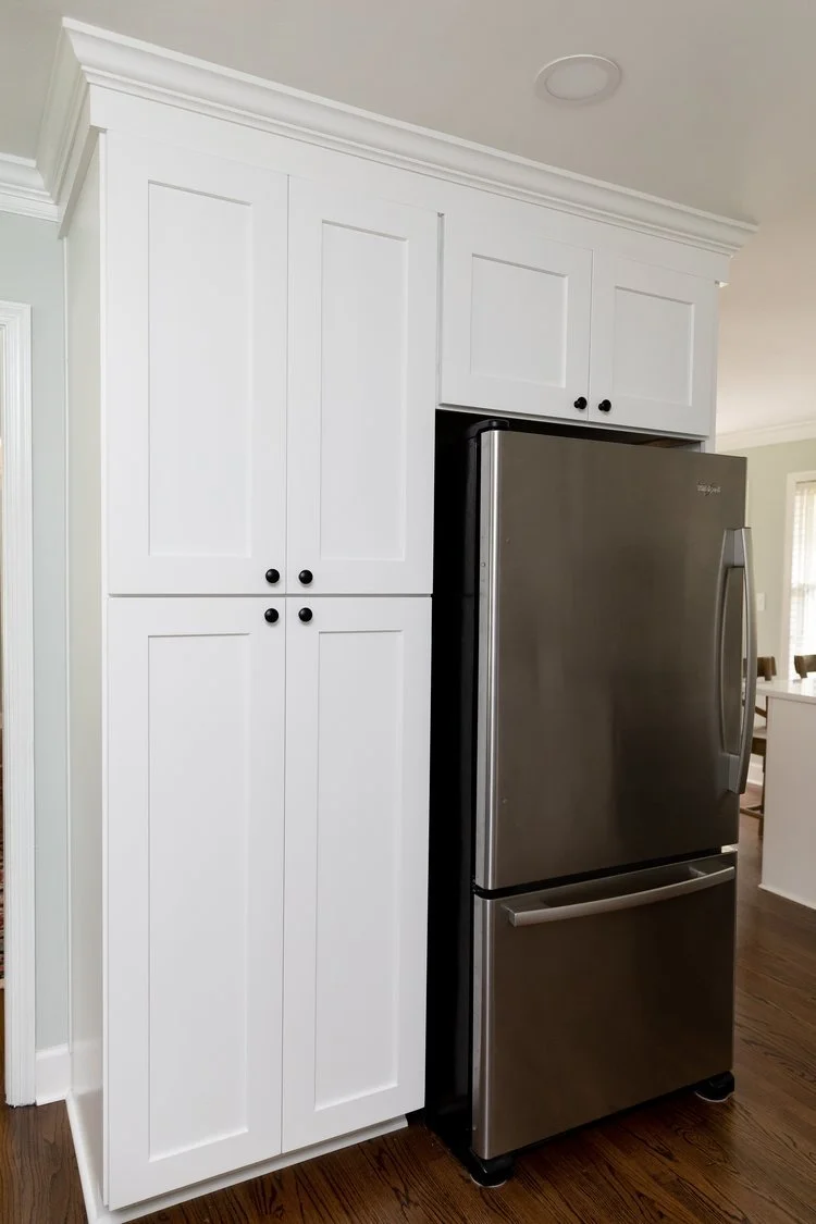 Closer perspective on the finish work from Kitchen Remodel — Poquoson Virginia by VanFleet Homes