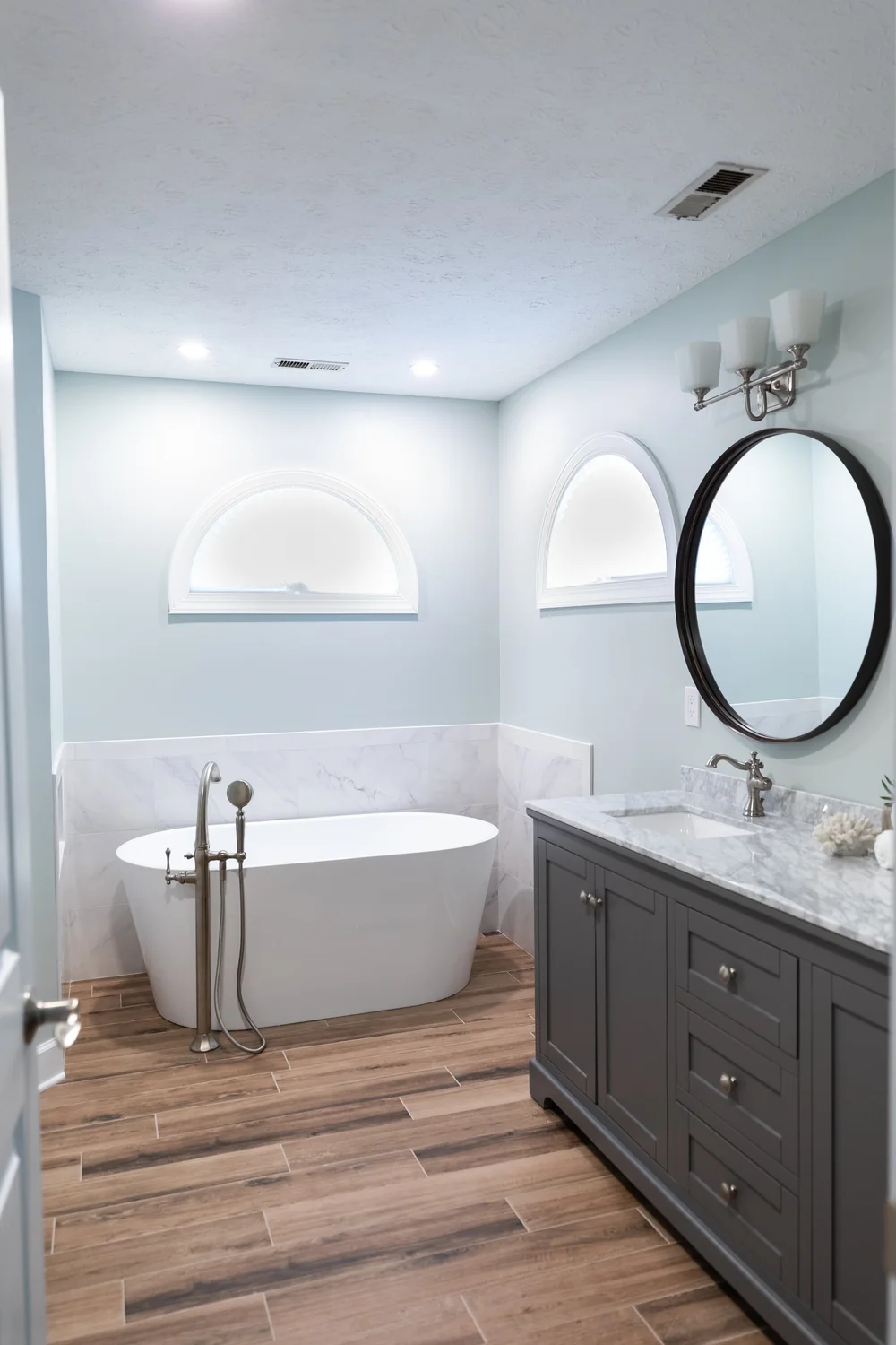Featured overview of the completed space from Bathroom Remodel — Kiln Creek Yorktown Virginia — Project 2 by VanFleet Homes