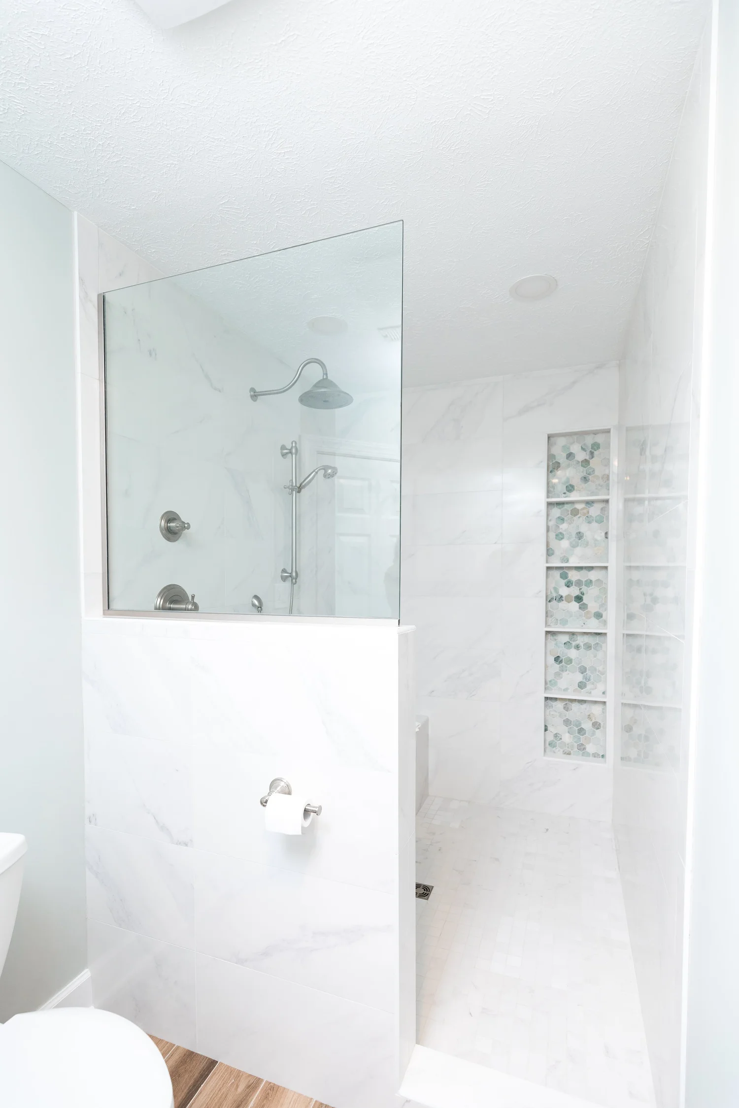 Wide view of the finished room from Bathroom Remodel — Kiln Creek Yorktown Virginia — Project 2 by VanFleet Homes