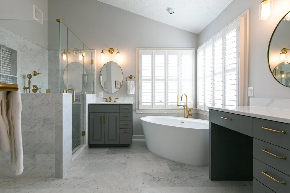 Featured overview of the completed space from Bathroom Remodel — Kiln Creek Yorktown Virginia — Project 1 by VanFleet Homes