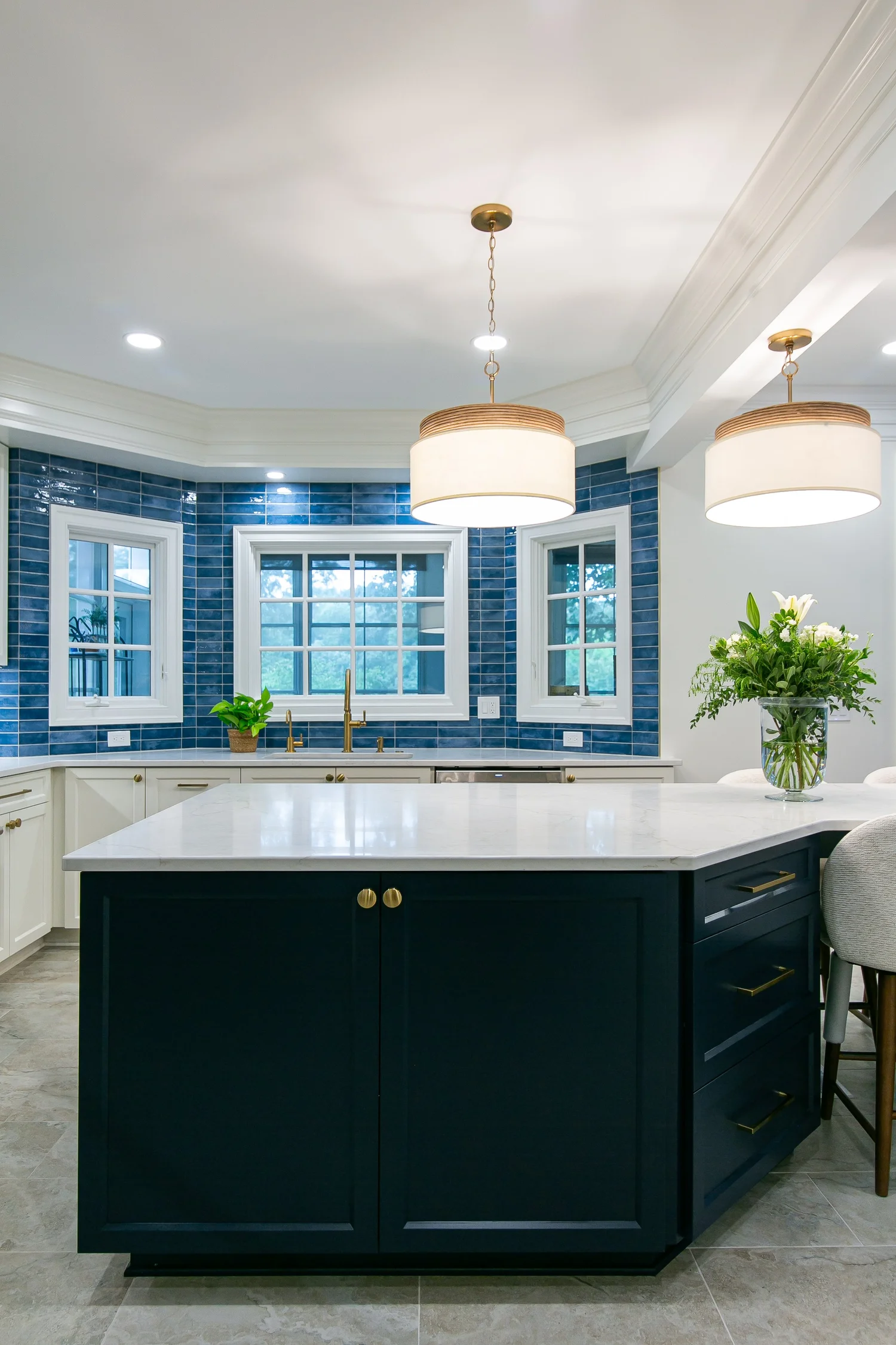 Featured overview of the completed space from Kitchen Remodel — Ford’s Colony by VanFleet Homes
