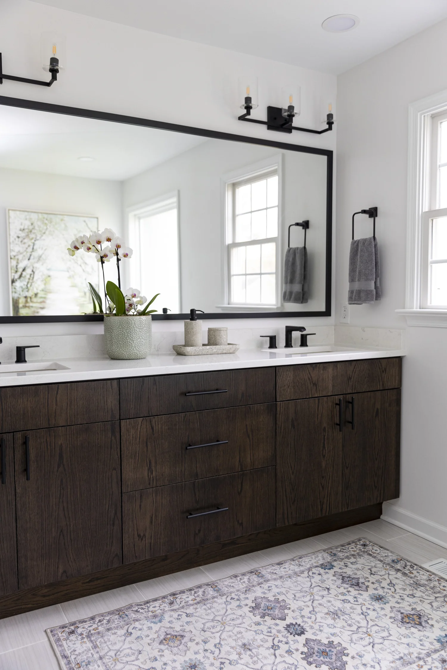 Alternate perspective across the renovated space from Bathroom Remodel — Seaford Virginia by VanFleet Homes
