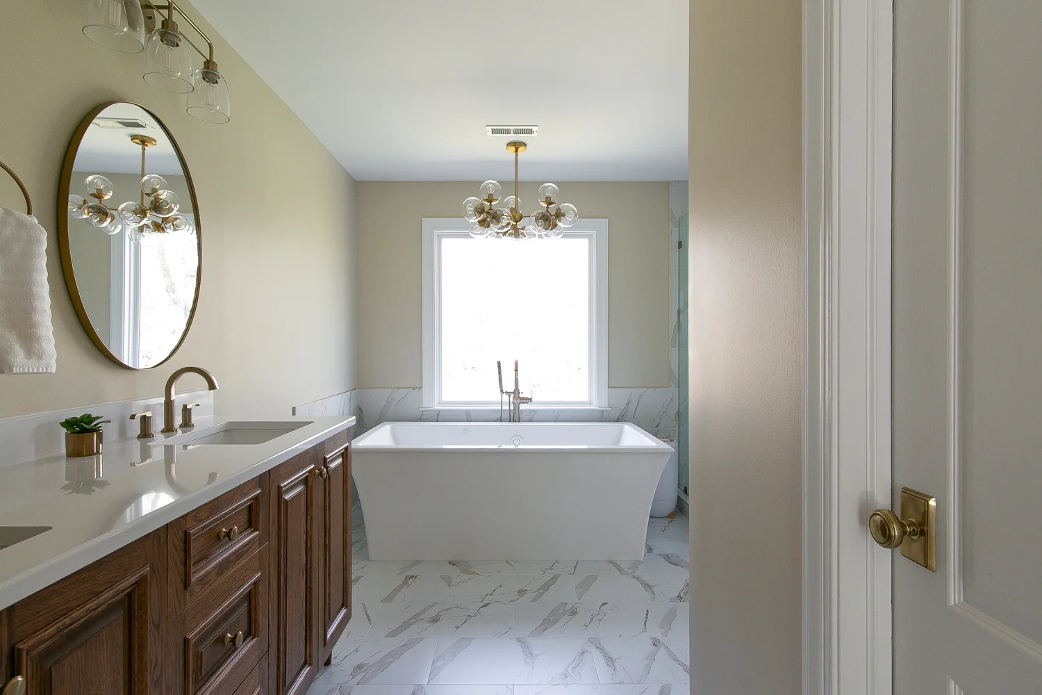 Material and craftsmanship perspective from Bathroom Remodel — Windsor Forest Williamsburg Virginia — Project 1 by VanFleet Homes