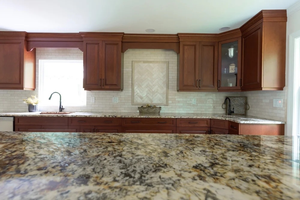 Featured overview of the completed space from Kitchen Remodel — Fenton Mill Williamsburg Virginia by VanFleet Homes