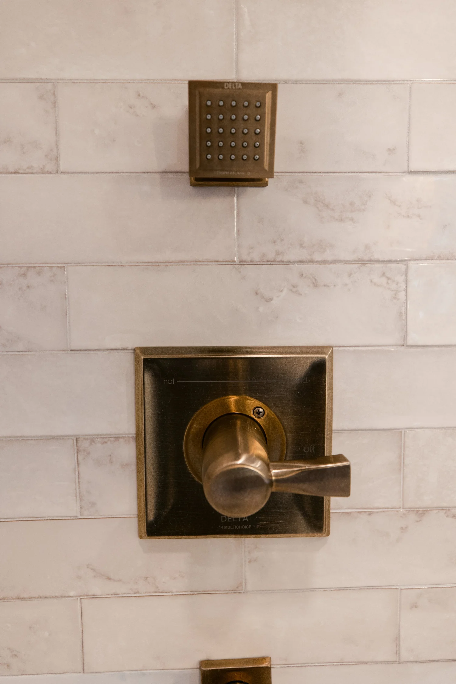 Perspective showing coordinated materials and finishes from Bathroom Remodel — Ford’s Colony Williamsburg Virginia — Project 7 by VanFleet Homes