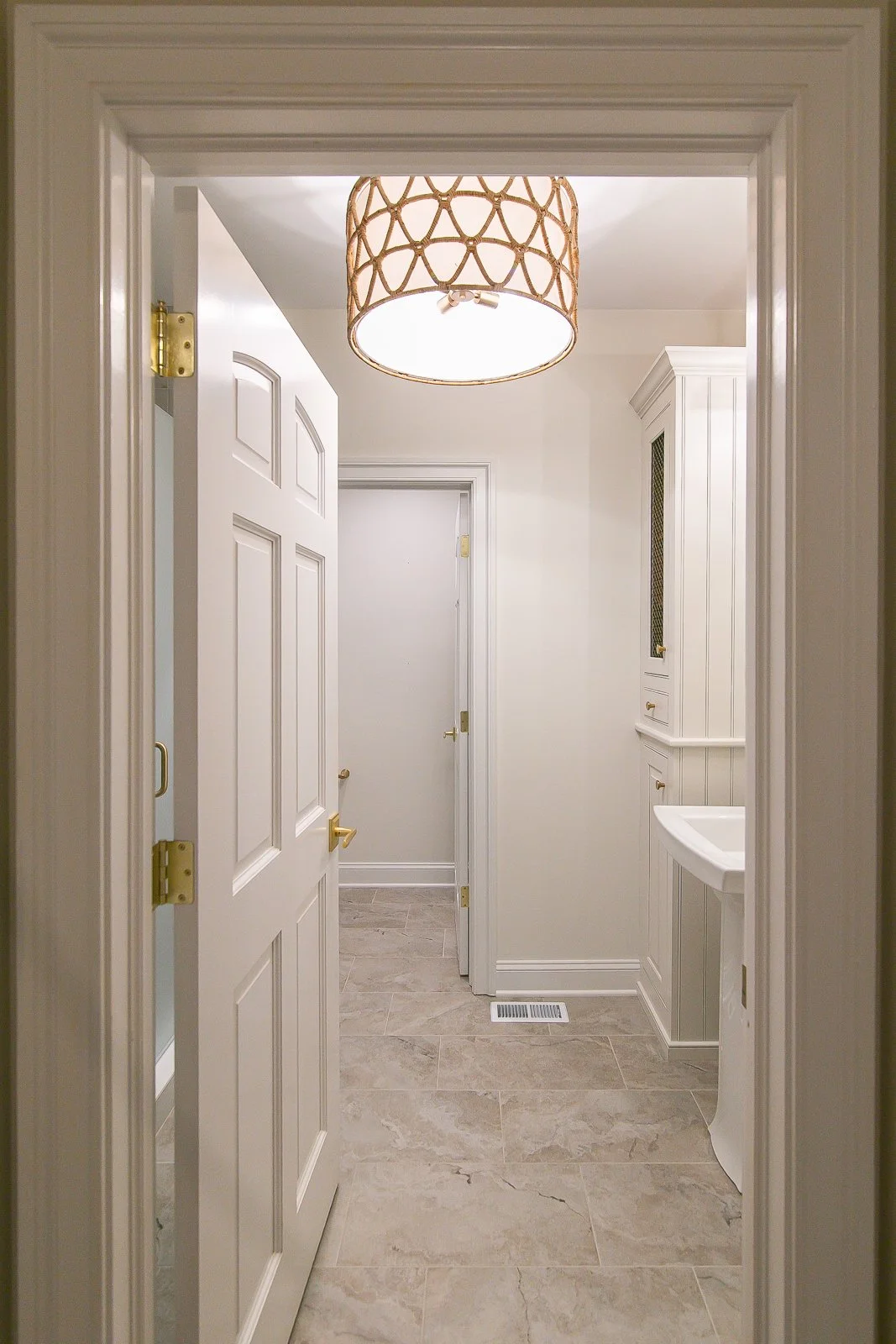 Closer perspective on the finish work from Bathroom Remodel — Ford’s Colony Williamsburg Virginia — Project 3 by VanFleet Homes