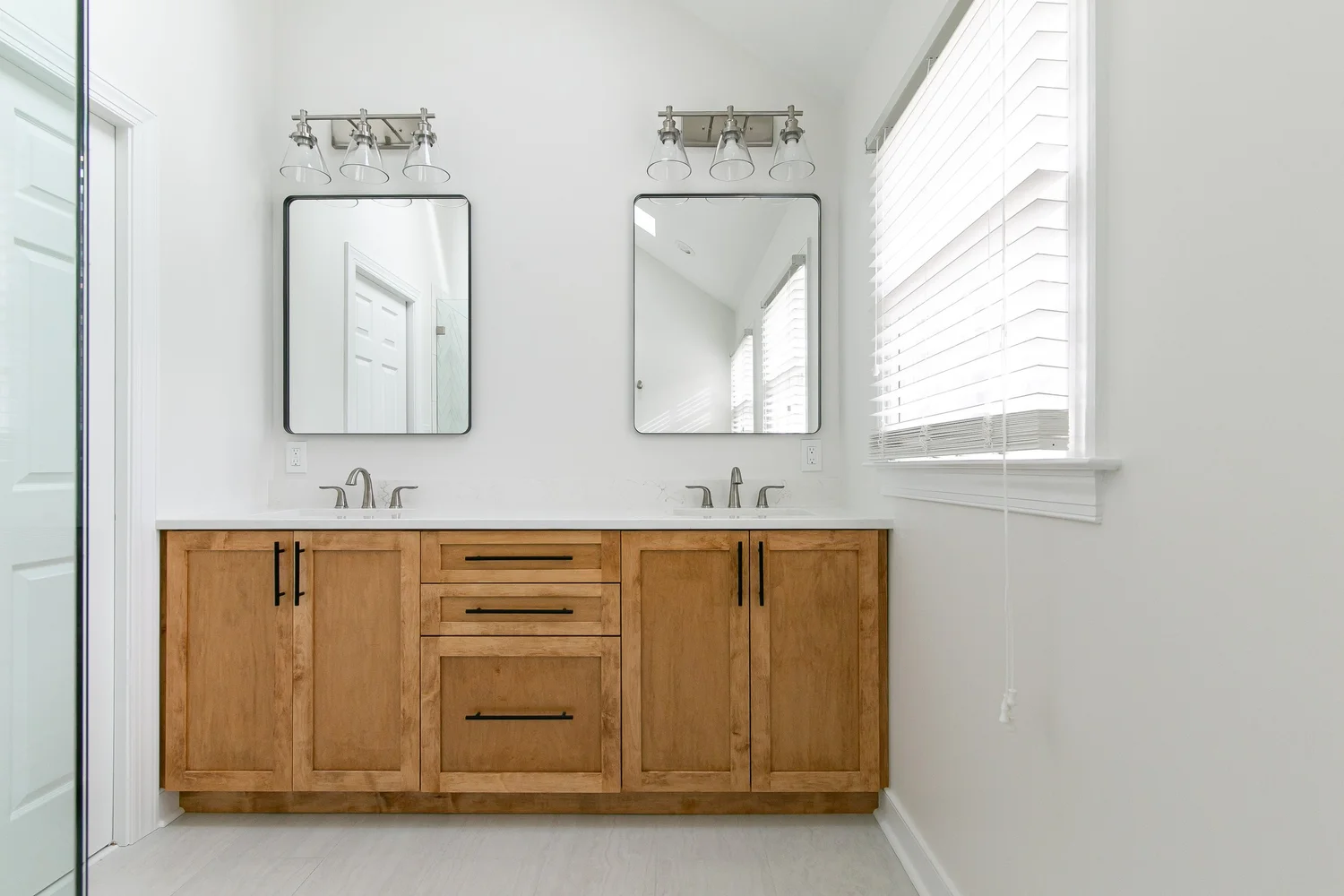 Wide view of the finished room from Bathroom Remodel — Windsor Forest Williamsburg Virginia — Project 2 by VanFleet Homes