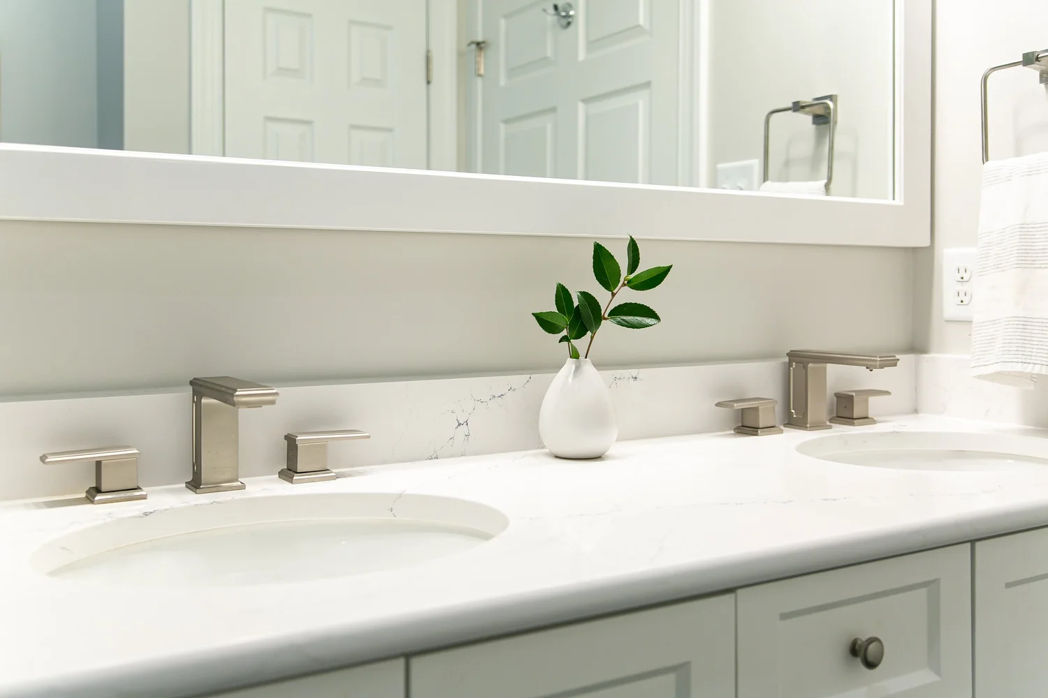 Material and craftsmanship perspective from Bathroom Remodel — Powhatan Williamsburg Virginia by VanFleet Homes