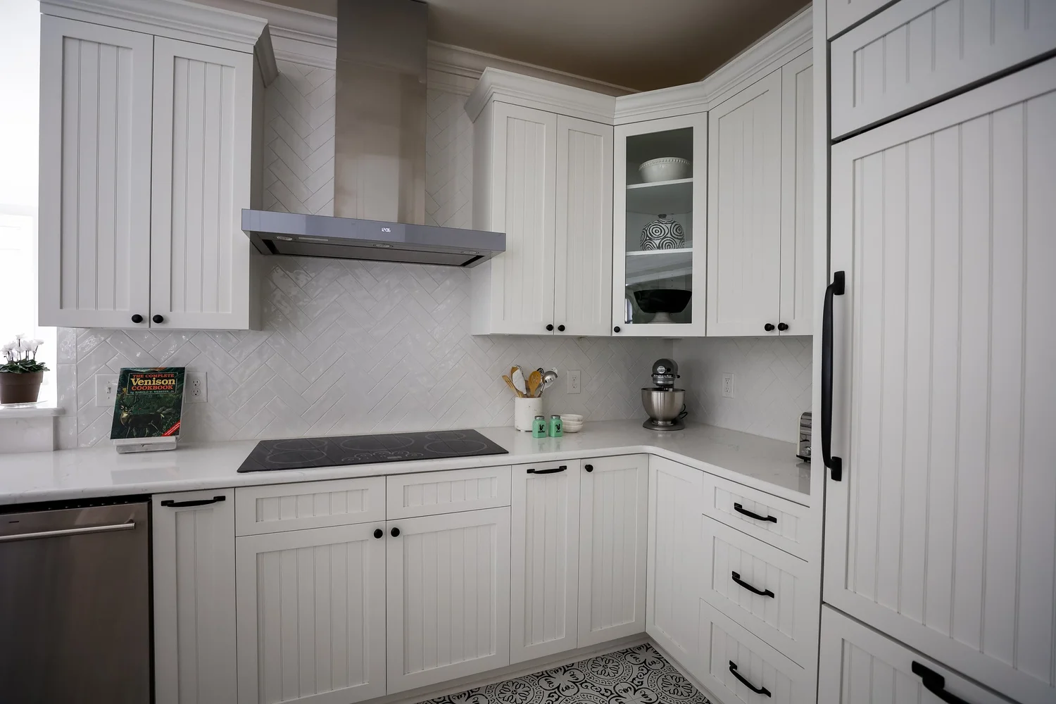 Alternate angle showing the completed construction from Kitchen Remodel — Toano Virginia by VanFleet Homes