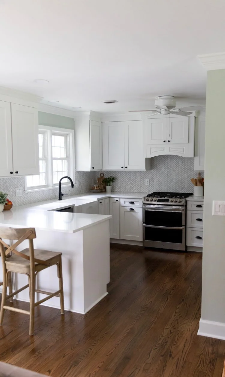 Secondary room perspective with completed details from Kitchen Remodel — Poquoson Virginia by VanFleet Homes