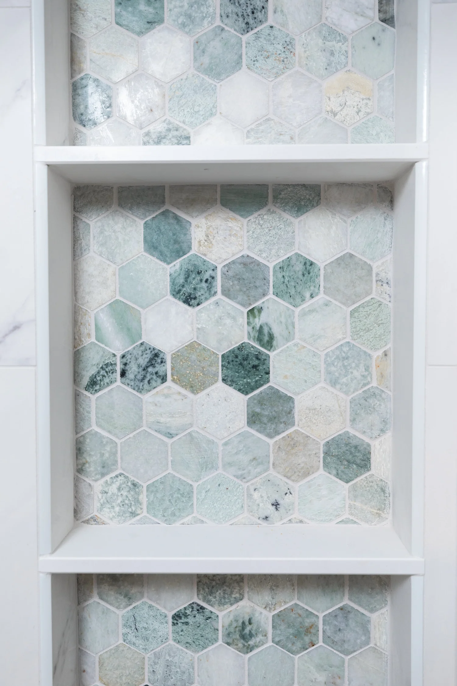 Perspective highlighting the new layout and flow from Bathroom Remodel — Kiln Creek Yorktown Virginia — Project 2 by VanFleet Homes