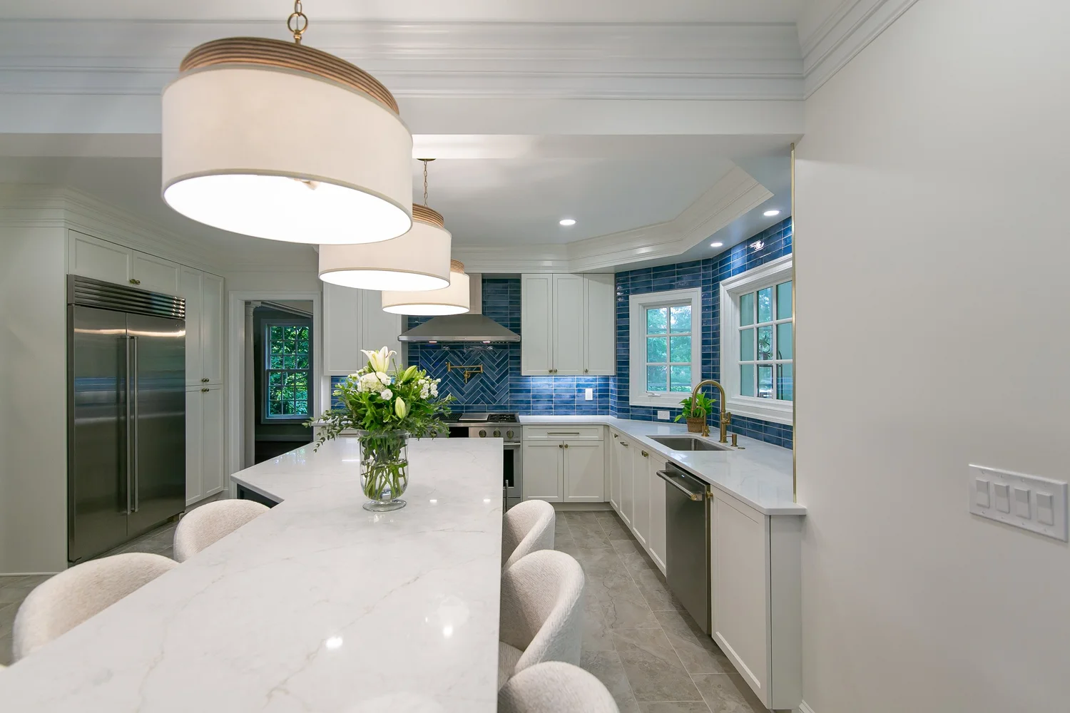Additional view of the renewed room from Kitchen Remodel — Ford’s Colony by VanFleet Homes