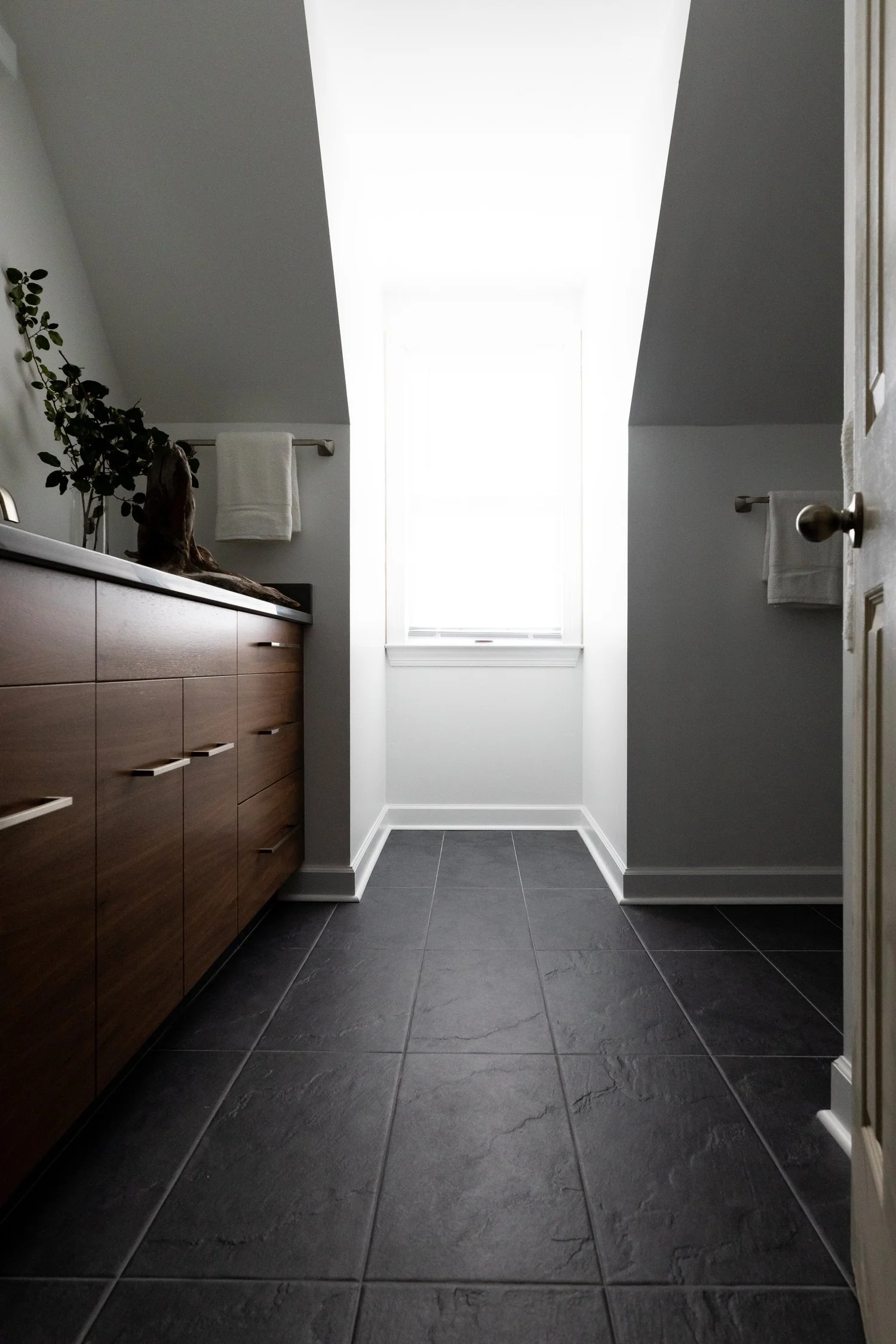 Wide view of the finished room from Bathroom Remodel — Queenslake Yorktown Virginia by VanFleet Homes