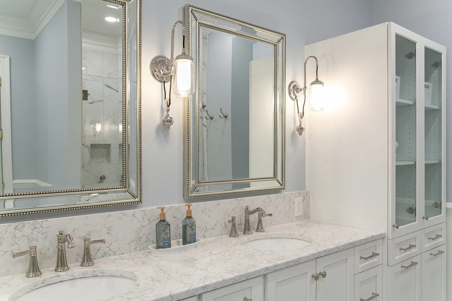 Alternate angle showing the completed construction from Bathroom Remodel — Ford’s Colony Williamsburg Virginia — Project 2 by VanFleet Homes