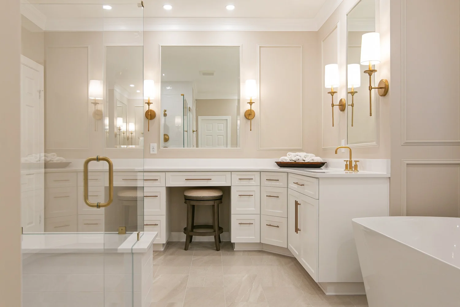 Final gallery view of the finished space from Bathroom Remodel — Ford’s Colony Williamsburg Virginia — Project 4 by VanFleet Homes