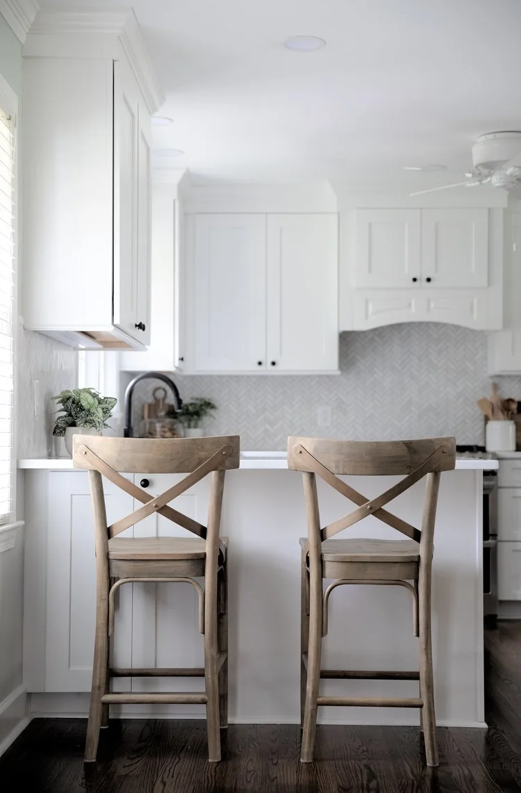 Closer view of the completed surfaces from Kitchen Remodel — Poquoson Virginia by VanFleet Homes