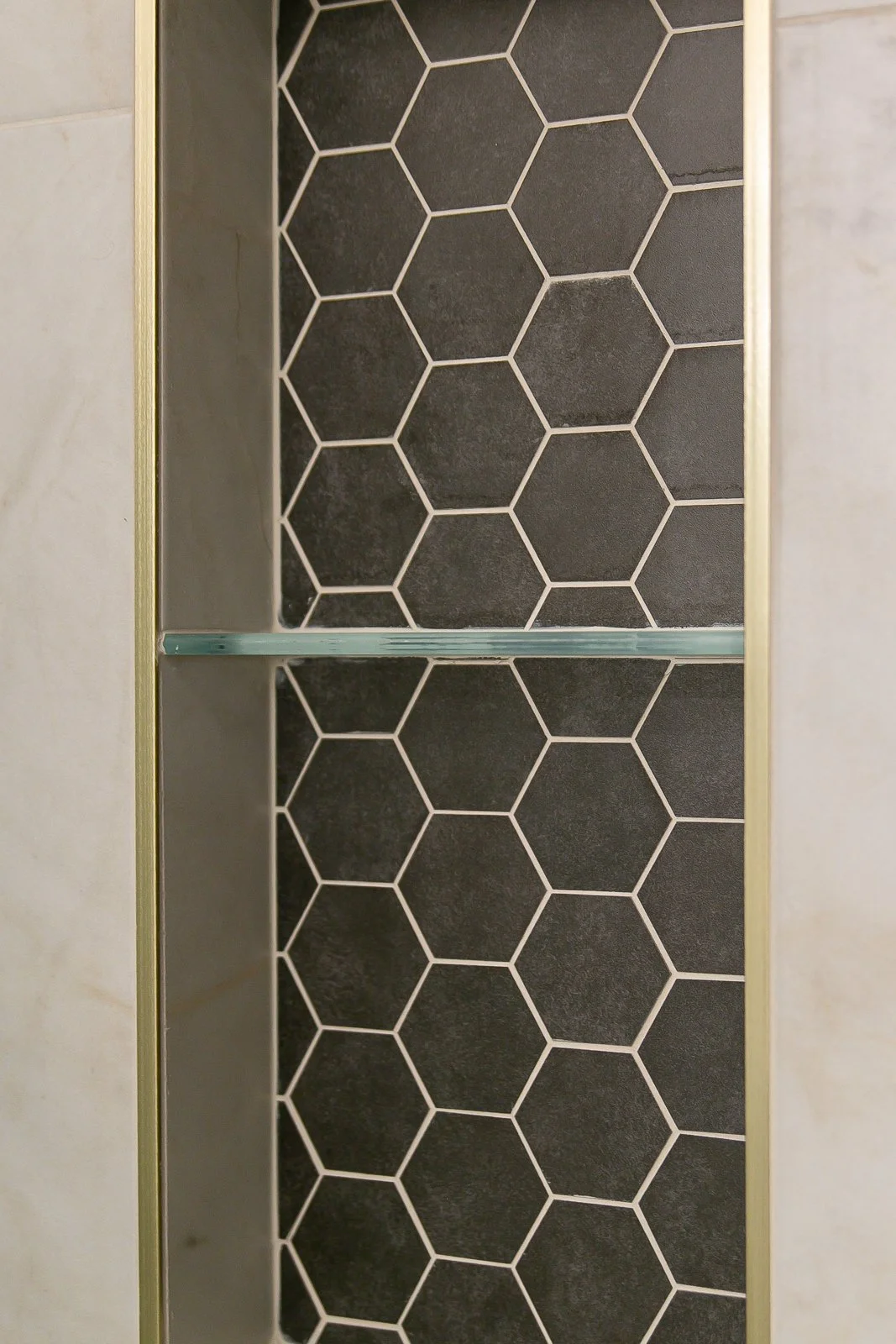 Detail-focused view of the completed remodel from Bathroom Remodel — Ford’s Colony Williamsburg Virginia — Project 3 by VanFleet Homes