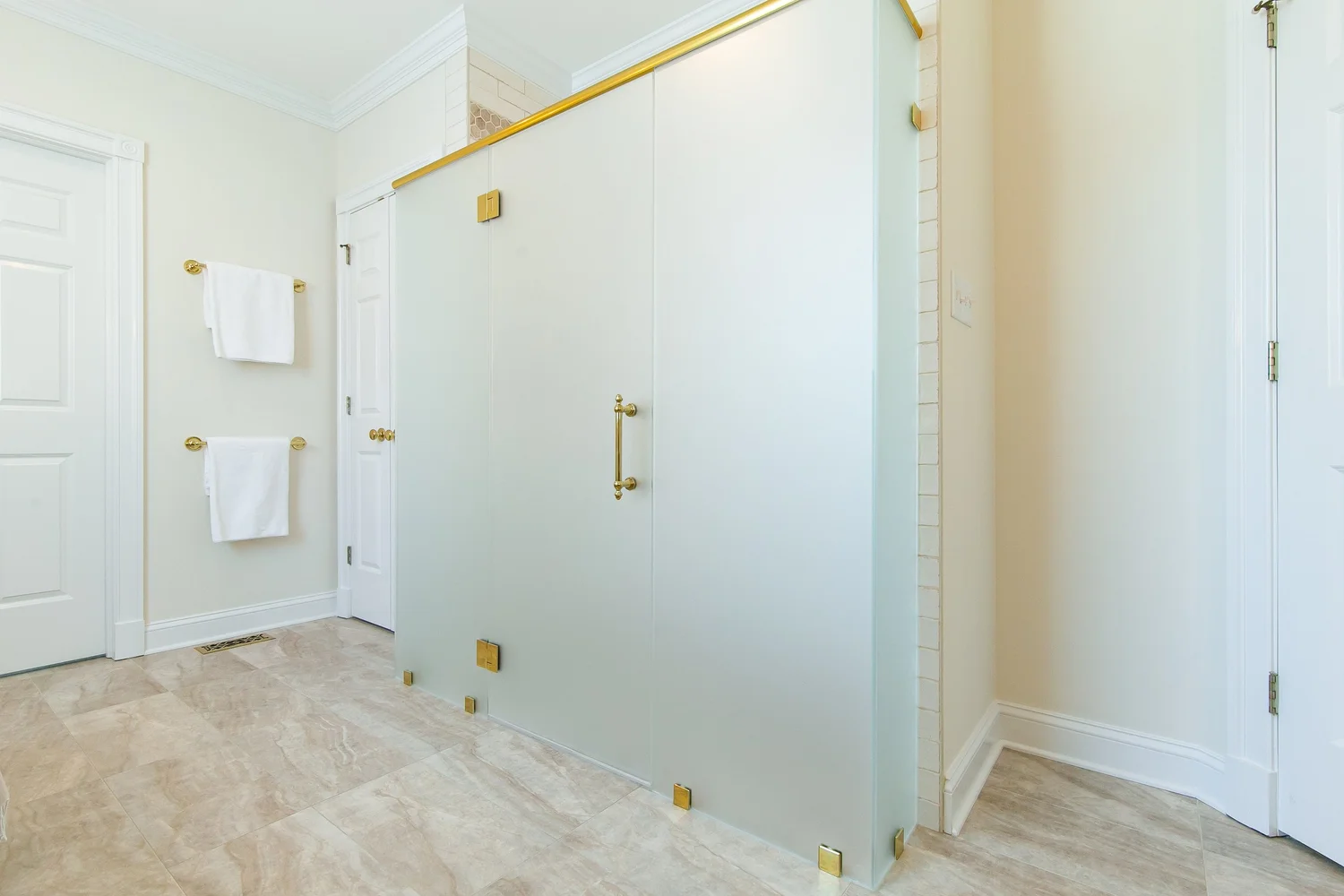 Secondary room perspective with completed details from Bathroom Remodel — Ford’s Colony Williamsburg Virginia — Project 8 by VanFleet Homes
