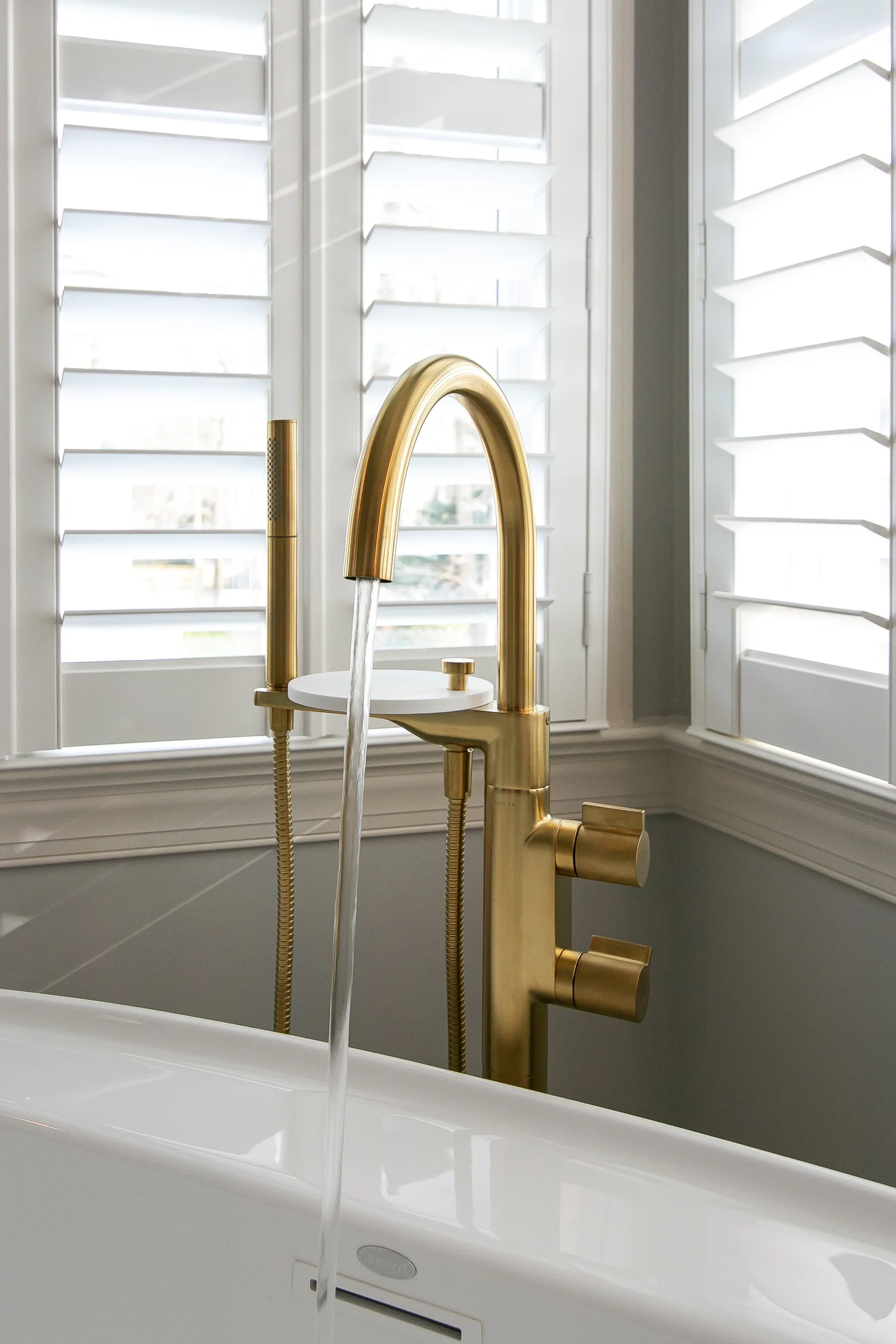Closer view of the completed surfaces from Bathroom Remodel — Kiln Creek Yorktown Virginia — Project 1 by VanFleet Homes