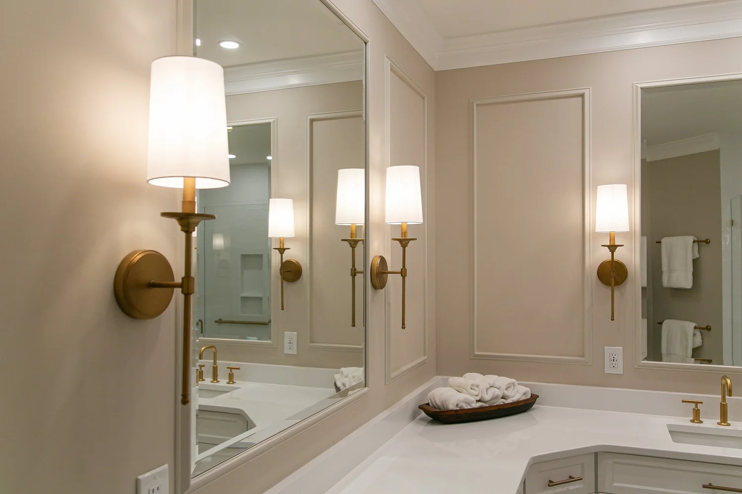 Closer perspective on the finish work from Bathroom Remodel — Ford’s Colony Williamsburg Virginia — Project 4 by VanFleet Homes