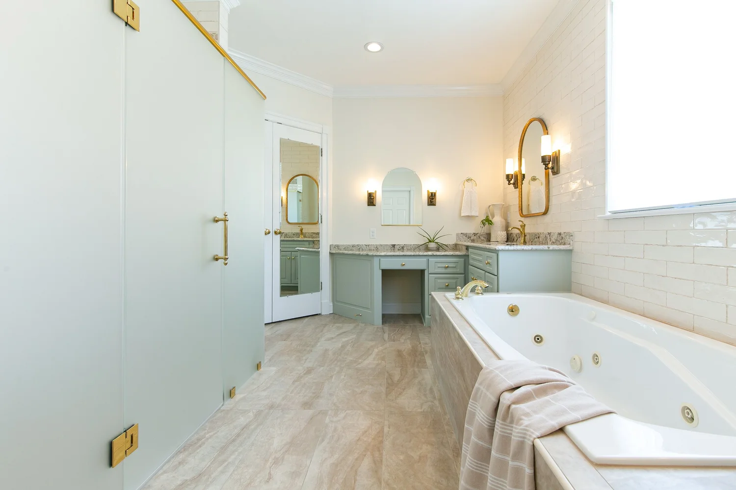 Wide view of the finished room from Bathroom Remodel — Ford’s Colony Williamsburg Virginia — Project 8 by VanFleet Homes