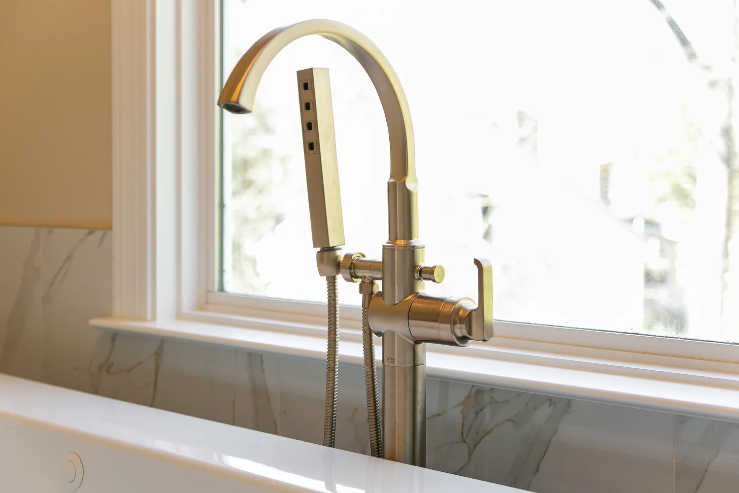 Detail-focused view of the completed remodel from Bathroom Remodel — Windsor Forest Williamsburg Virginia — Project 1 by VanFleet Homes