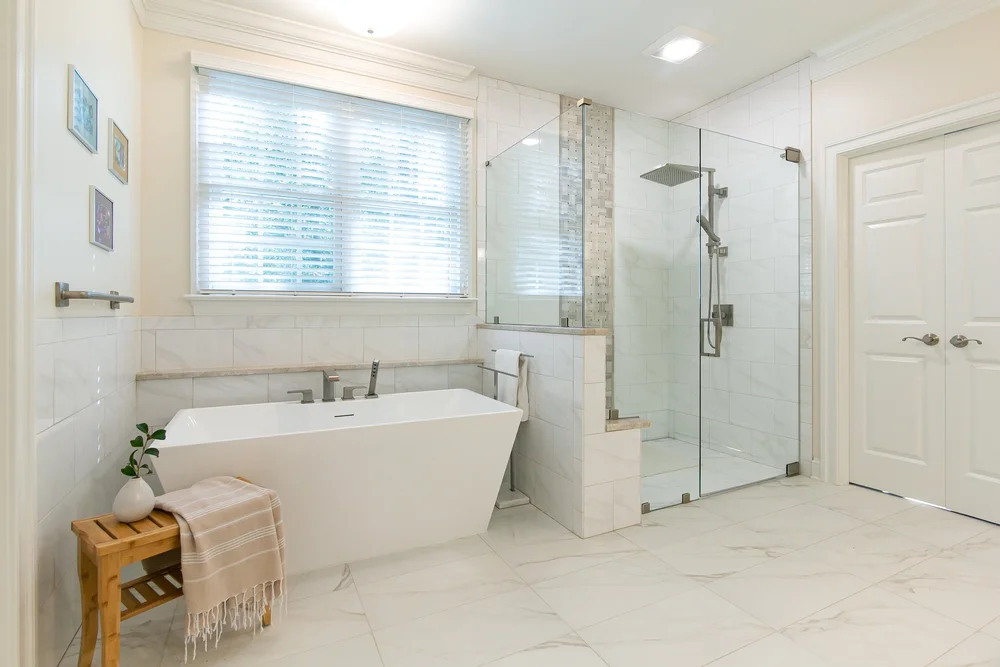 Featured overview of the completed space from Bathroom Remodel — Ford’s Colony Williamsburg Virginia — Project 6 by VanFleet Homes